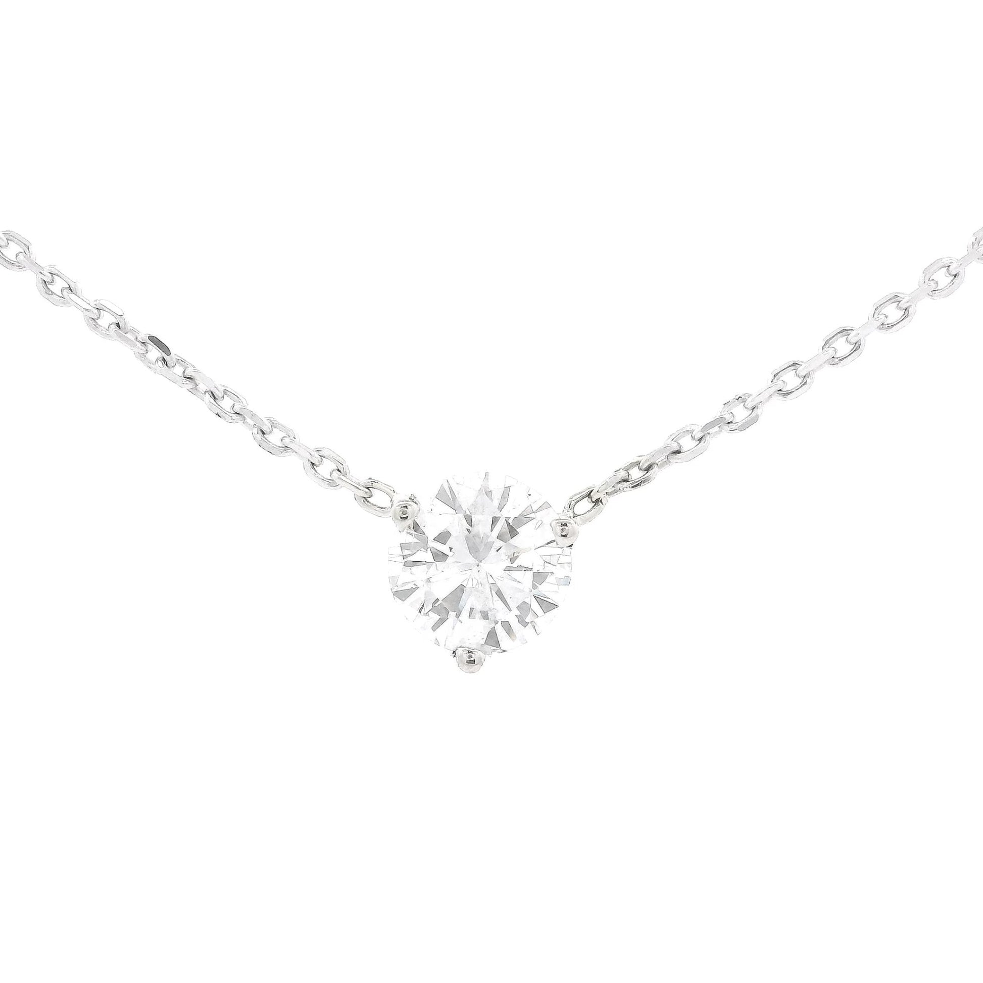 Custom Solitaire Diamond Pendant - Forever Rox