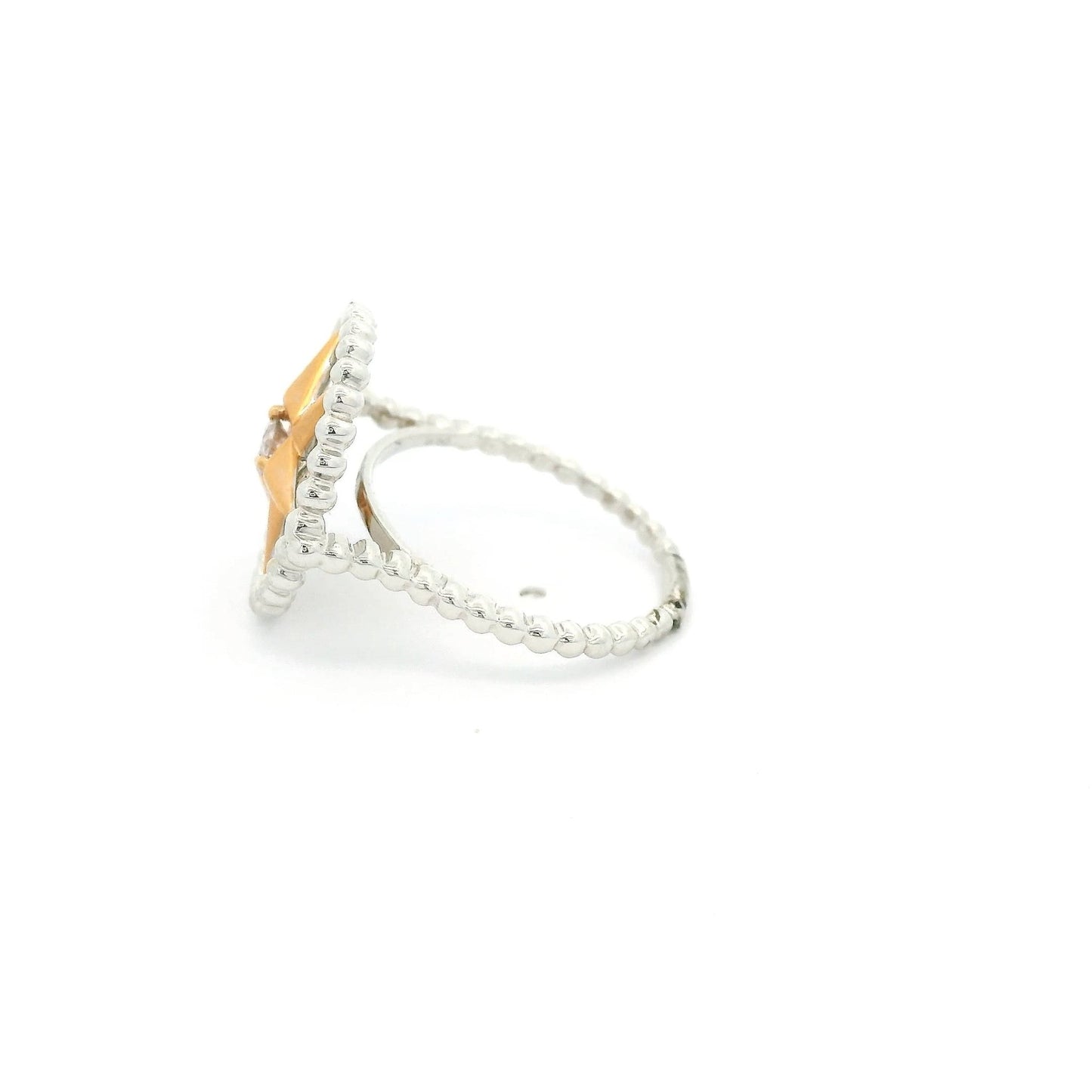 Custom Star Ring With Light Pink Diamond - Forever Rox Fine Jewelry