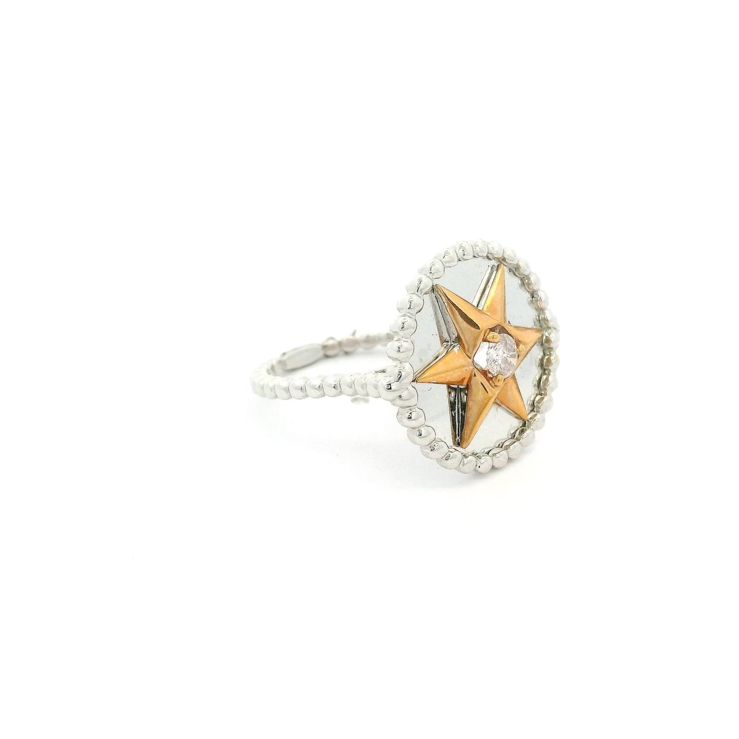 Custom Star Ring With Light Pink Diamond - Forever Rox Fine Jewelry