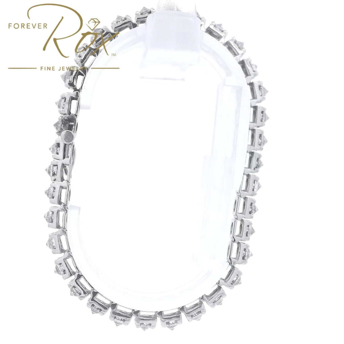 Custom Upsidedown Set Diamond Tennis Bracelet - Forever Rox Fine Jewelry