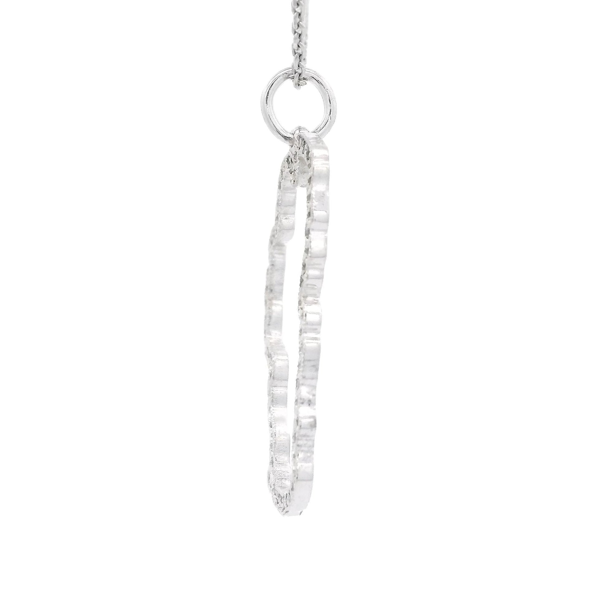 Custom White Gold Diamond Tahoe Pendant - Forever Rox