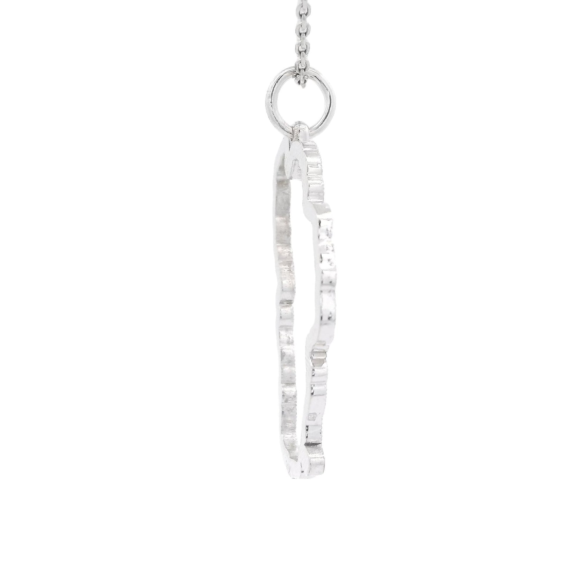 Custom White Gold Diamond Tahoe Pendant - Forever Rox
