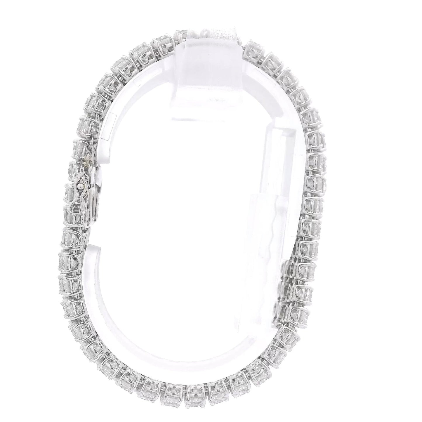 David Webb Custom Made 4 Row 31.31ctw Diamond Bracelet - Forever Rox