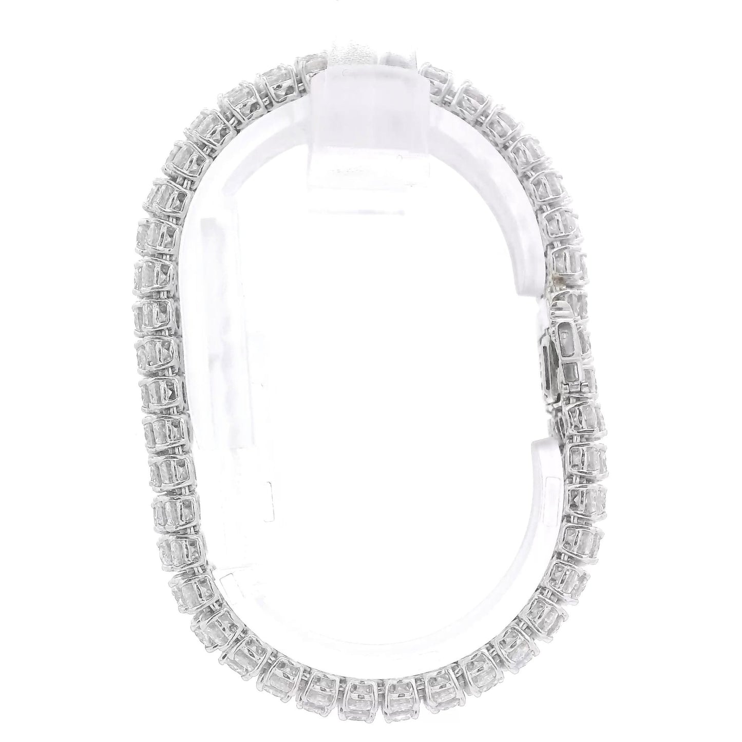 David Webb Custom Made 4 Row 31.31ctw Diamond Bracelet - Forever Rox