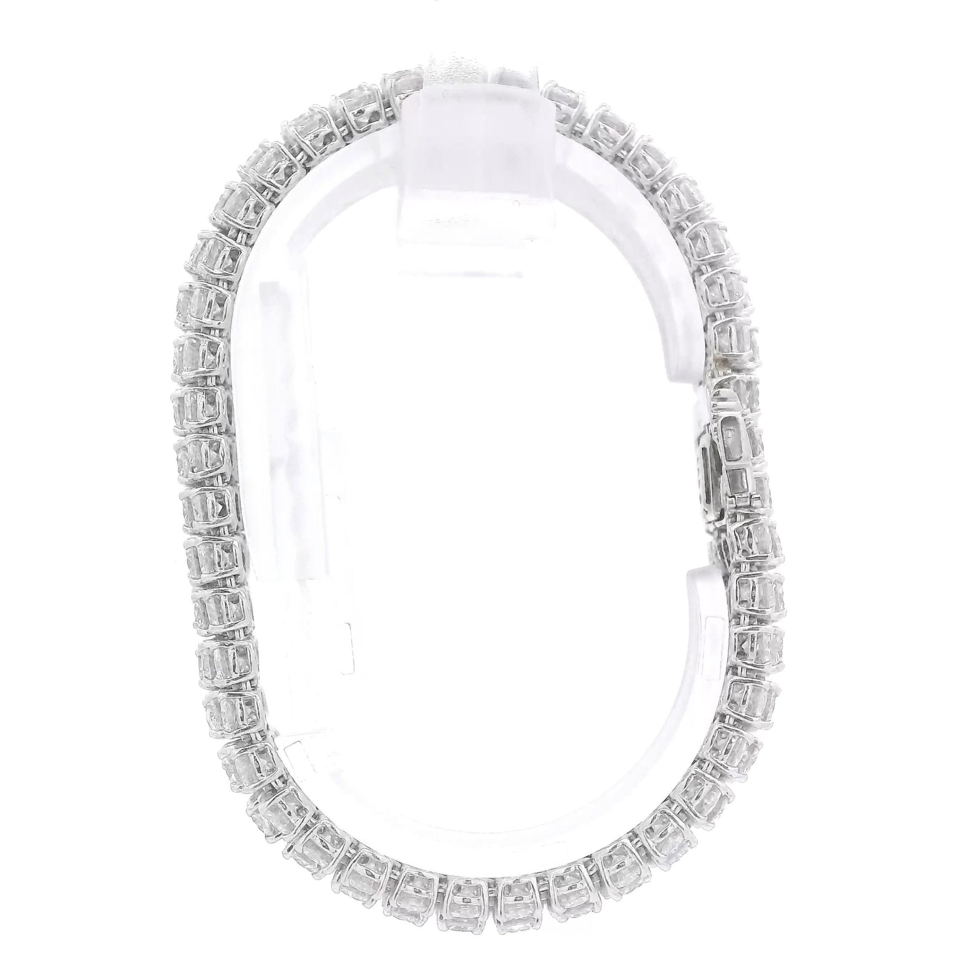 David Webb Custom Made 4 Row 31.31ctw Diamond Bracelet - Forever Rox