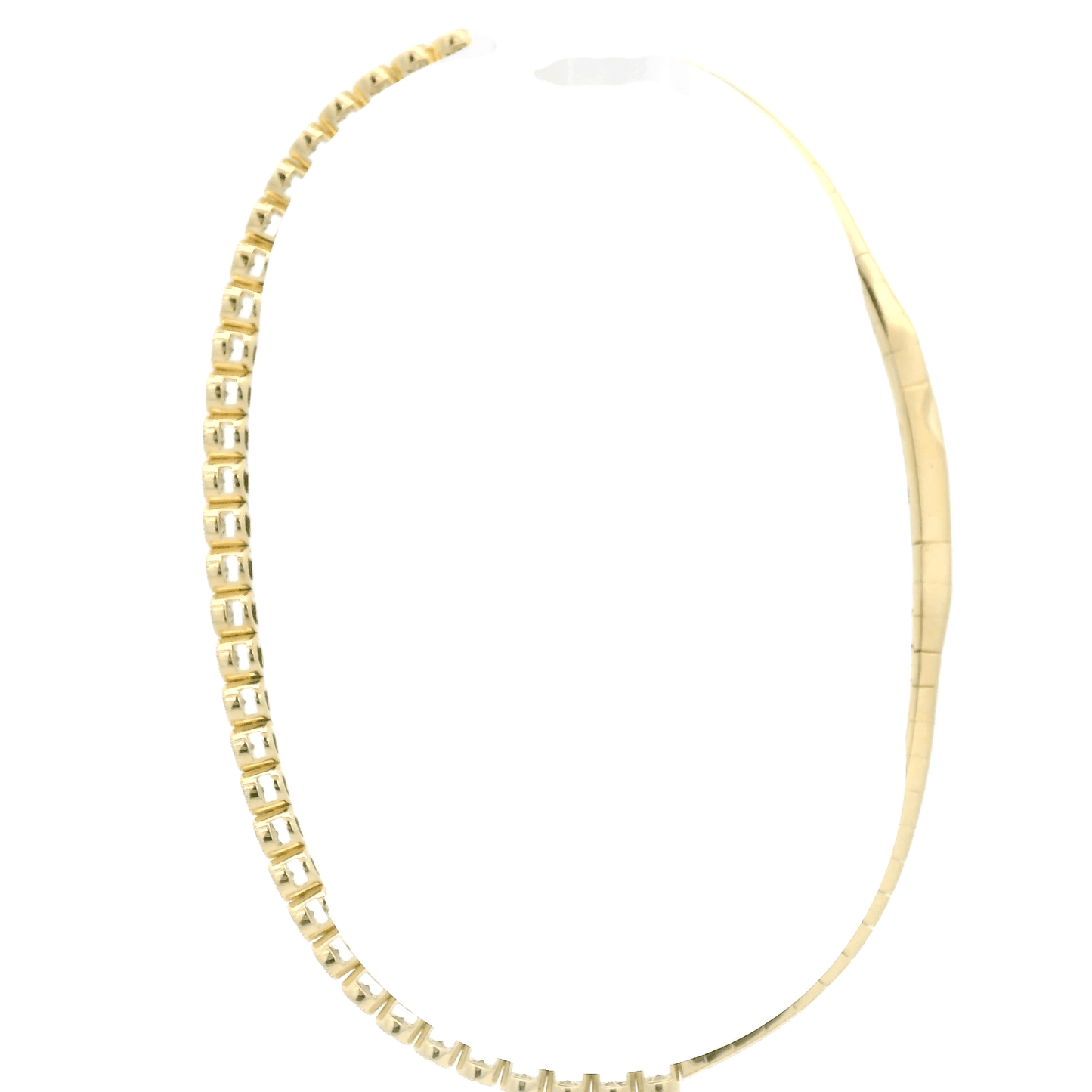 Diamond Bangle With Milgrain Bezels - Forever Rox