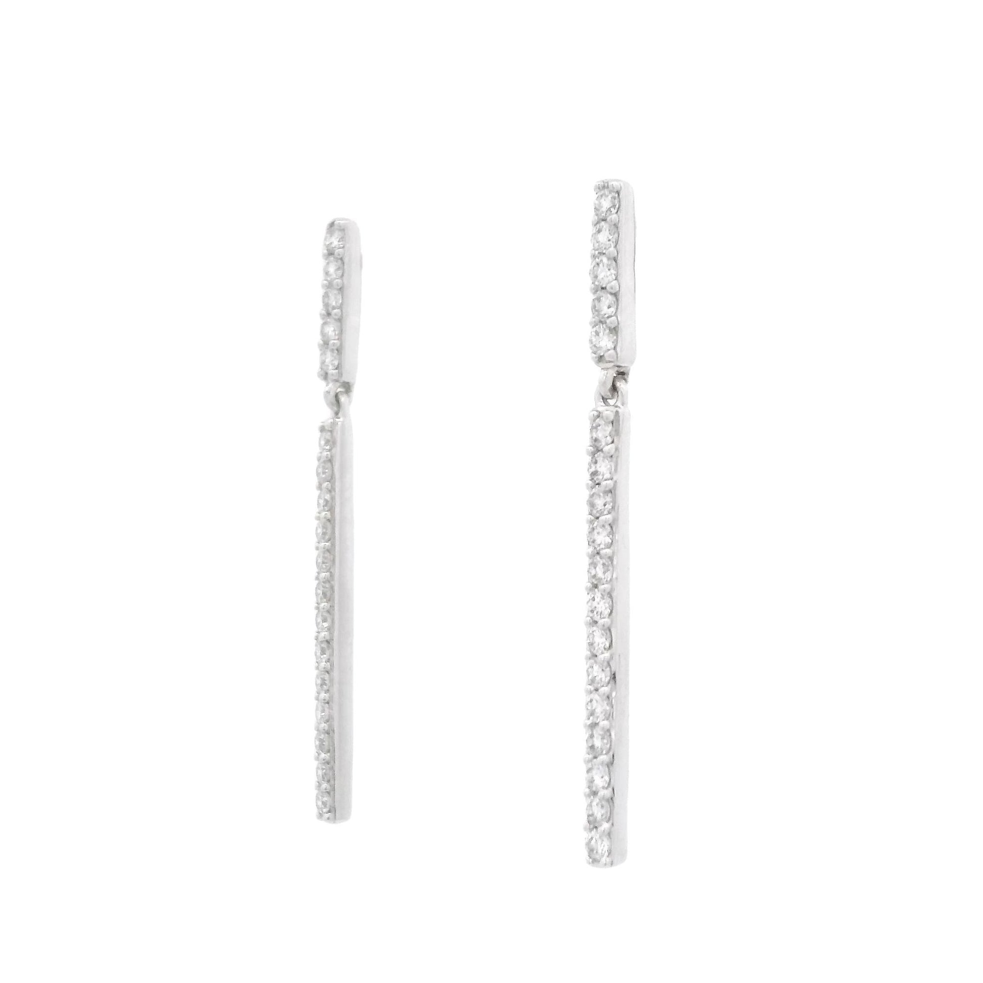 Diamond Bar Dangles - Forever Rox