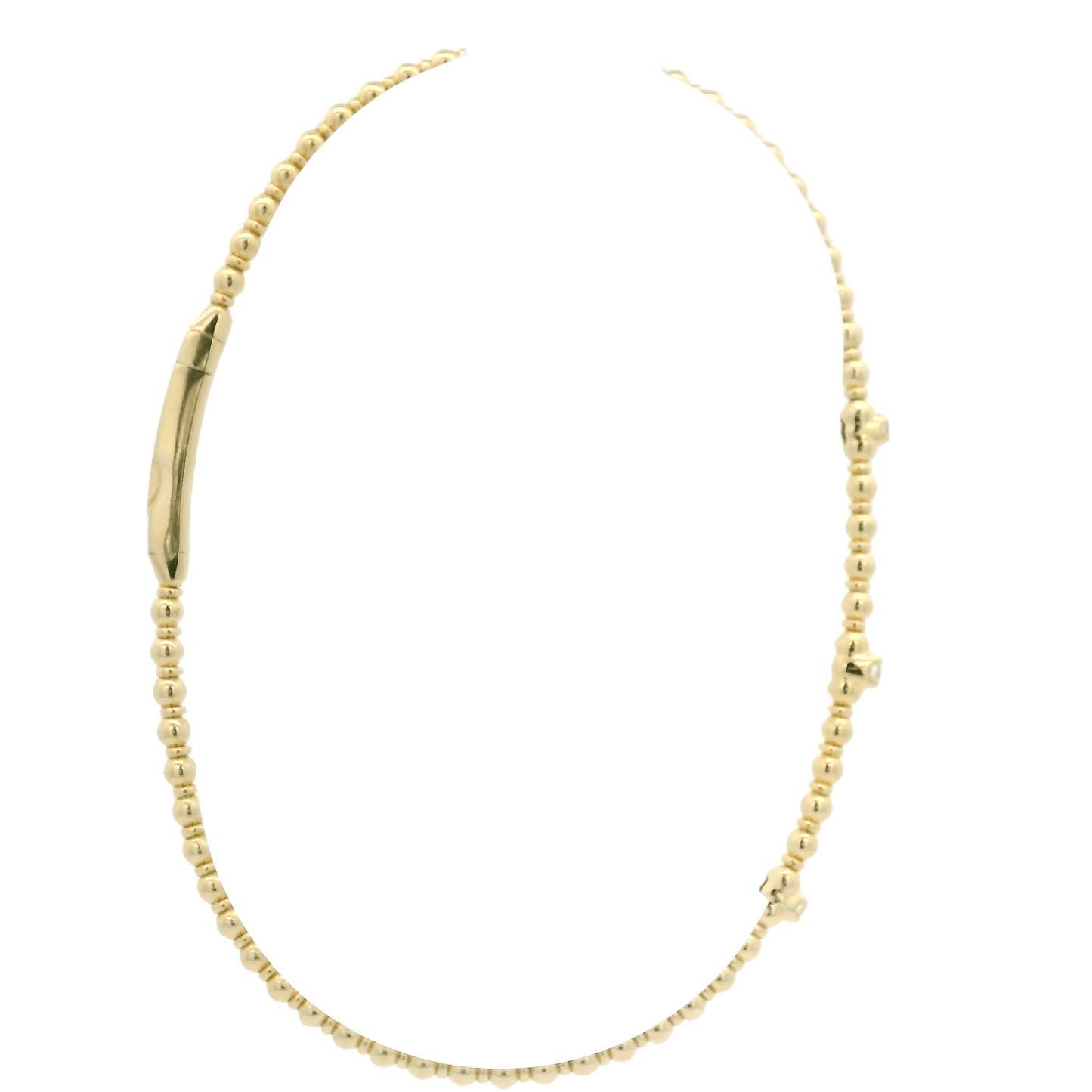 Diamond & Bead Bangle - Forever Rox