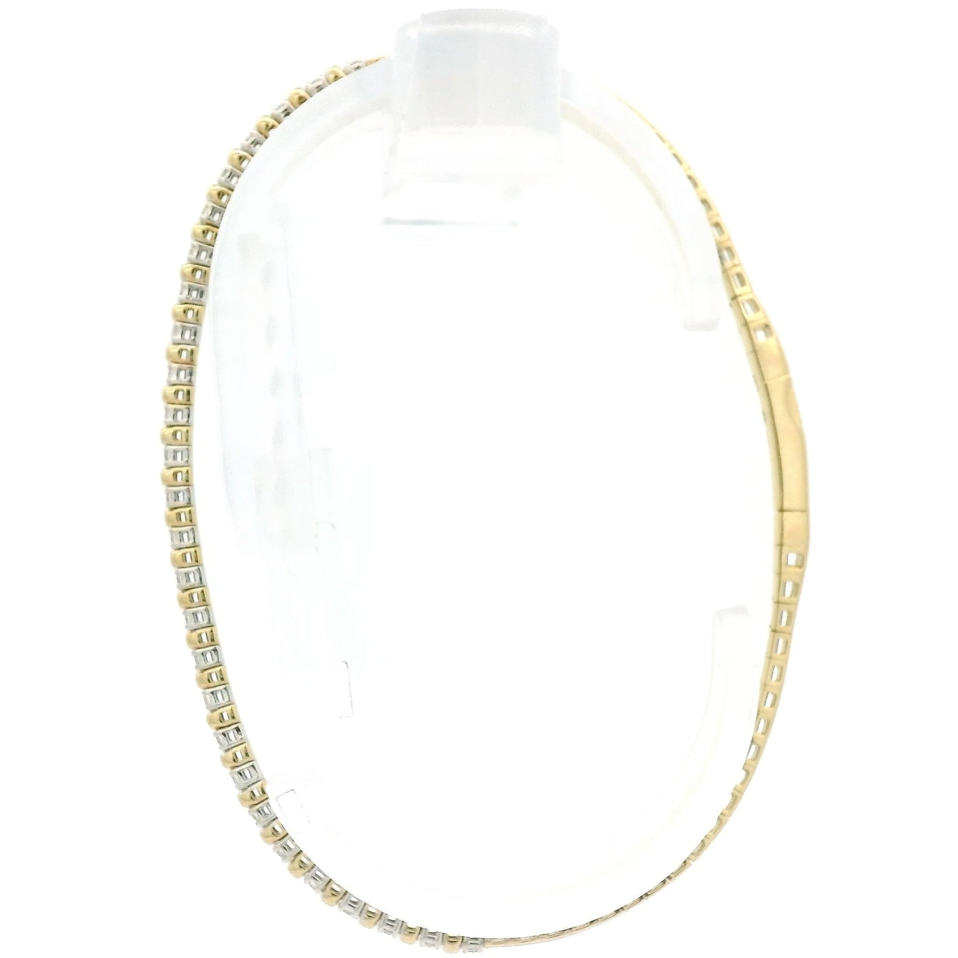 Diamond & Bead Flex Bangle - Forever Rox
