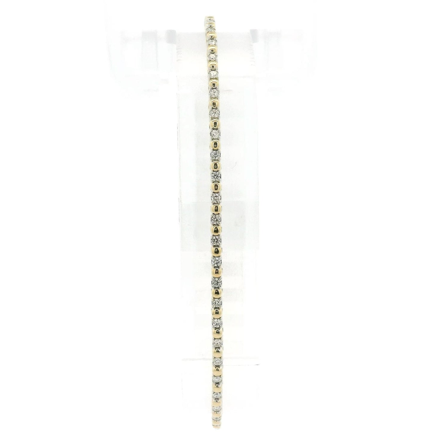 Diamond & Bead Flex Bangle - Forever Rox