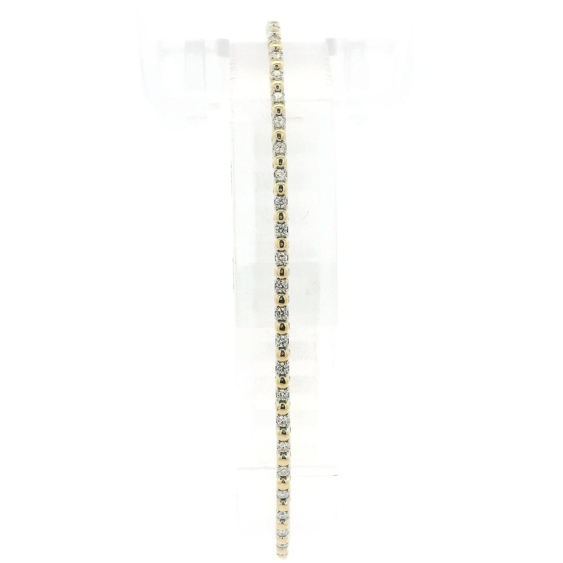 Diamond & Bead Flex Bangle - Forever Rox
