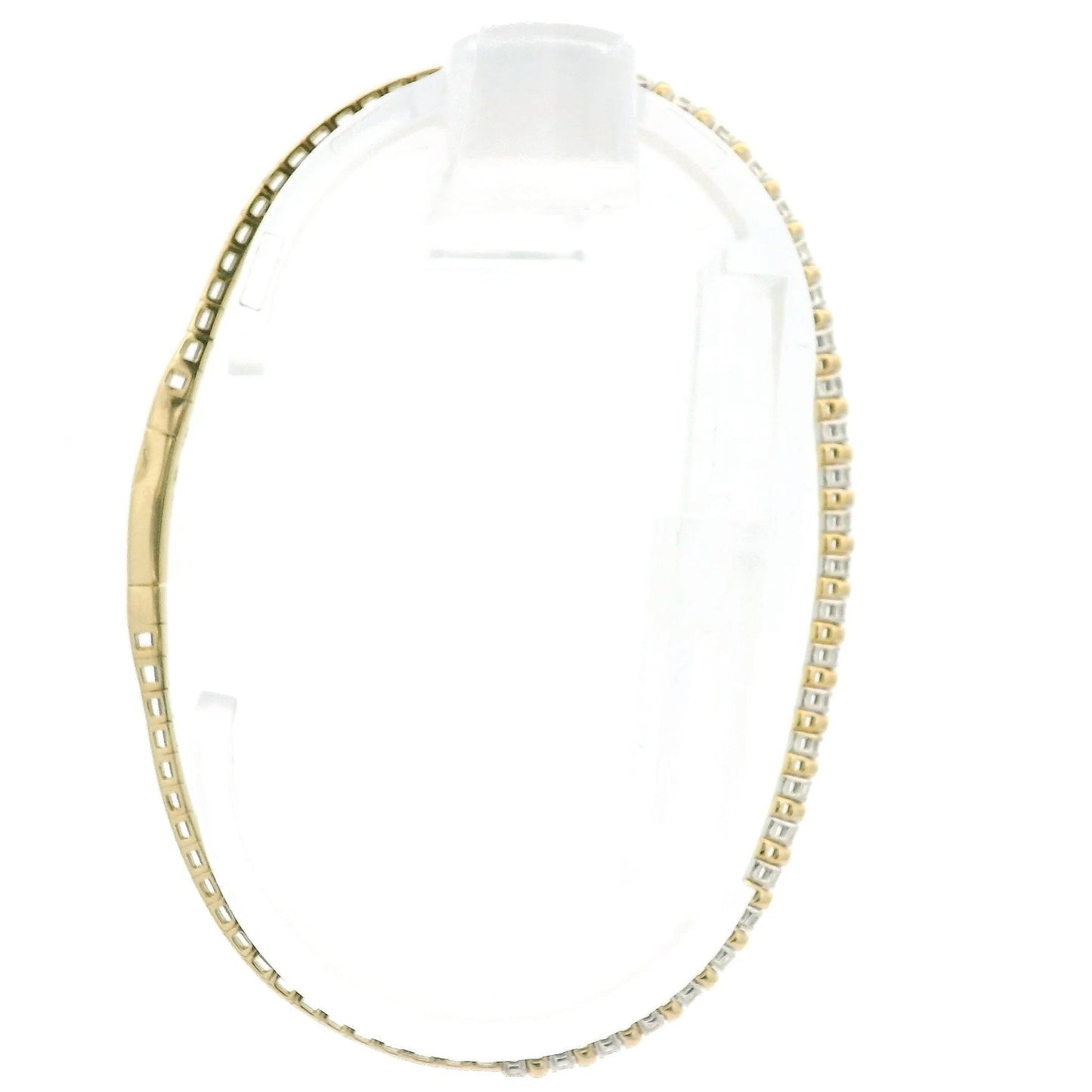 Diamond & Bead Flex Bangle - Forever Rox