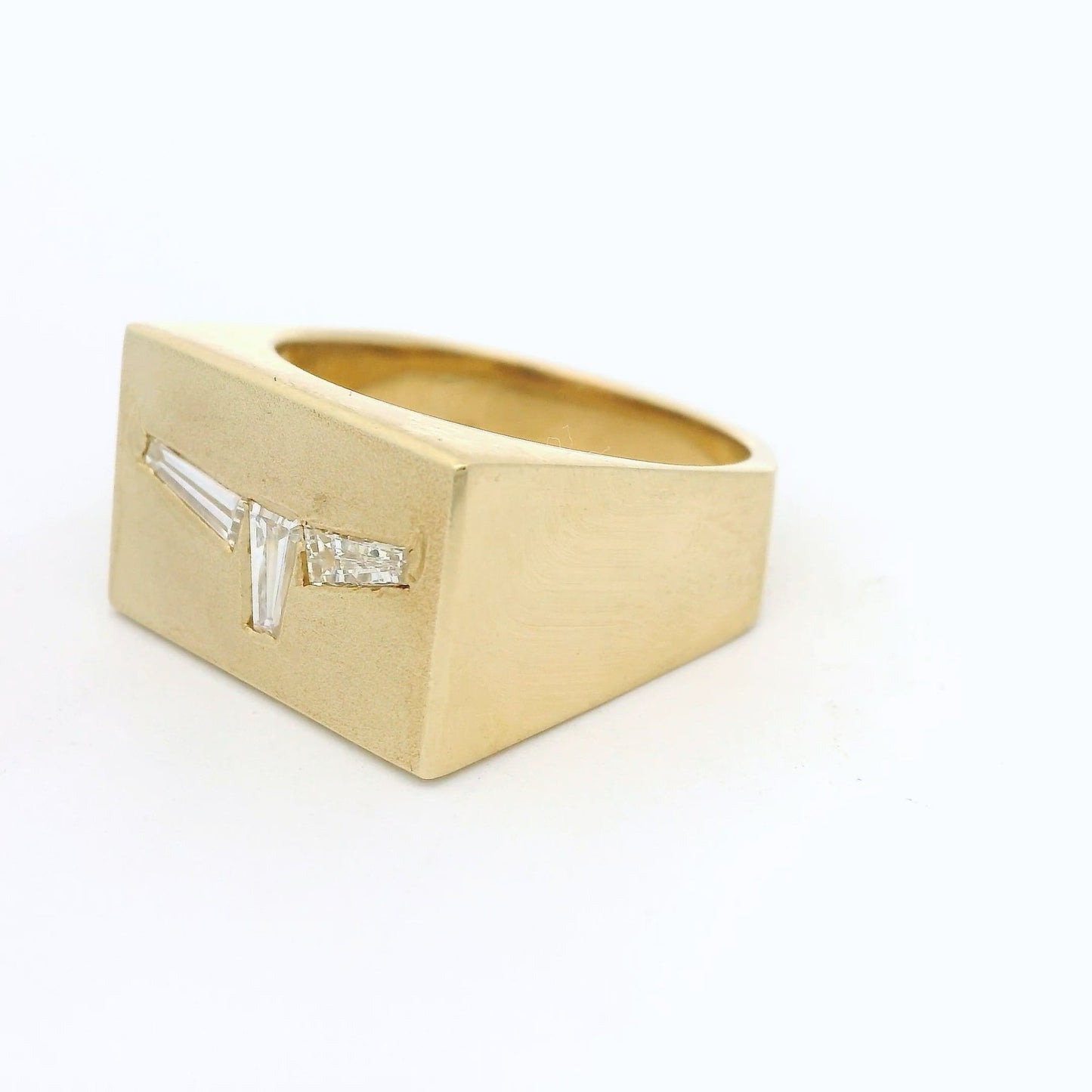 Diamond Bull Head Mens Ring - Forever Rox