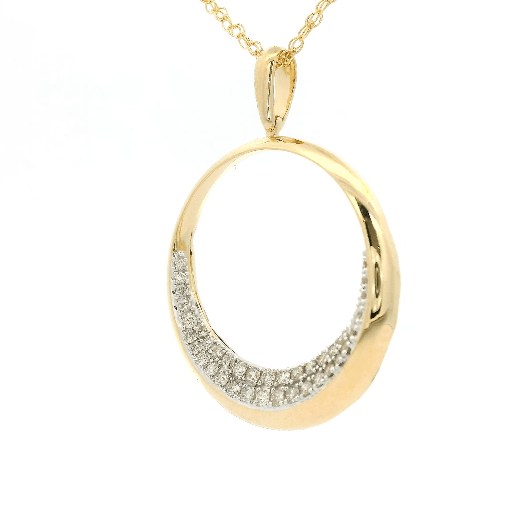 Diamond Circle Pendant - Forever Rox