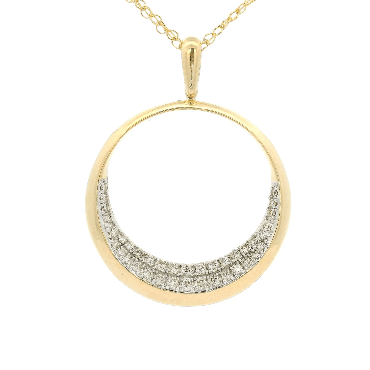 Diamond Circle Pendant - Forever Rox