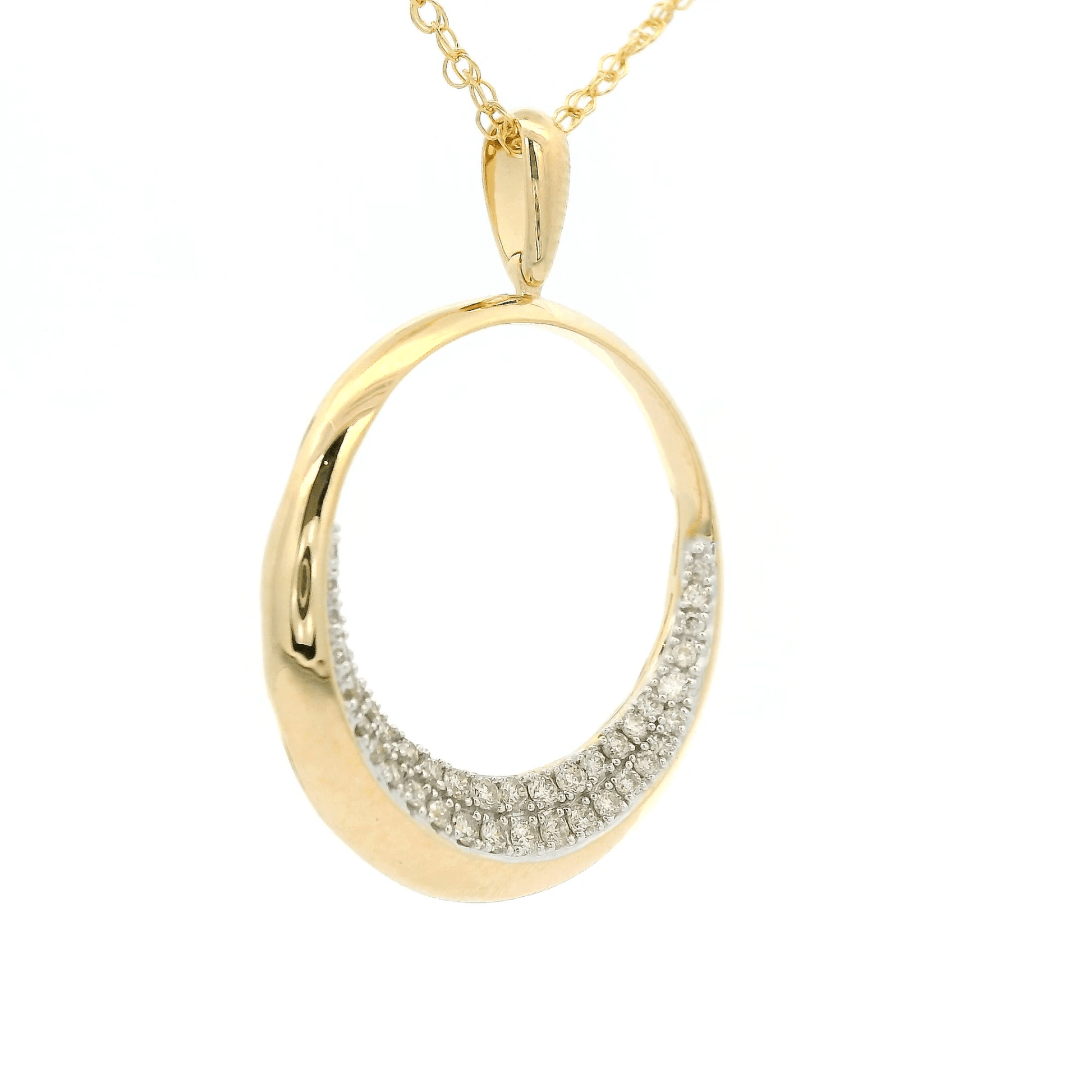 Diamond Circle Pendant - Forever Rox