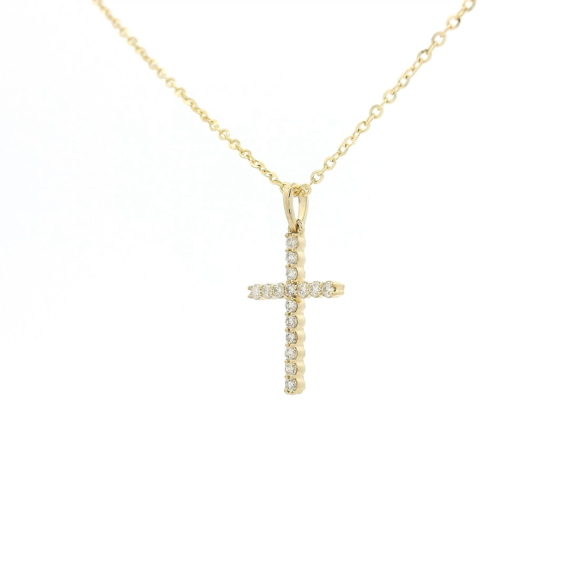 Diamond Cross Pendant - Forever Rox
