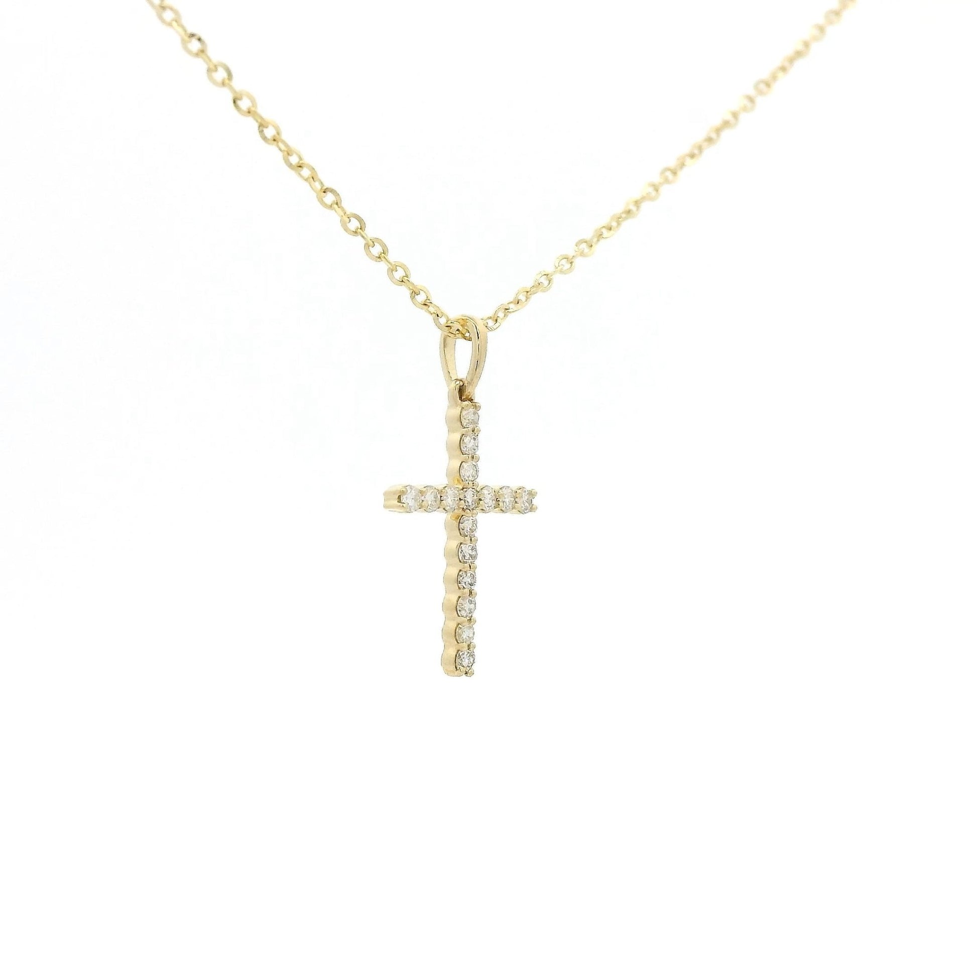 Diamond Cross Pendant - Forever Rox