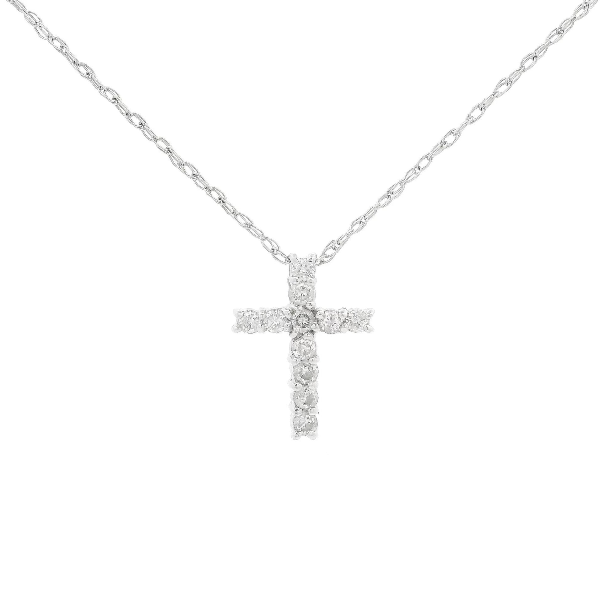 Diamond Cross Pendant - Forever Rox