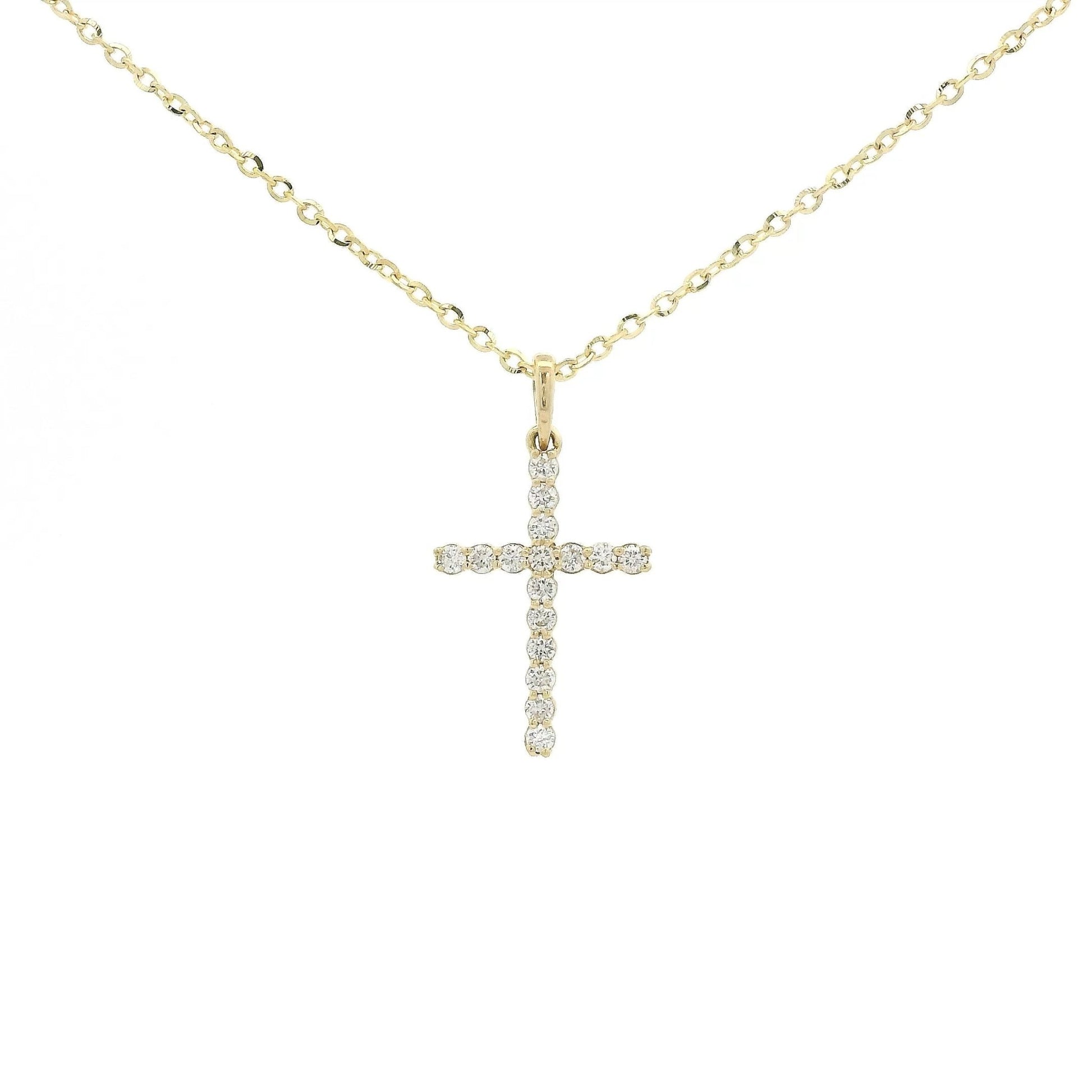Diamond Cross Pendant - Forever Rox