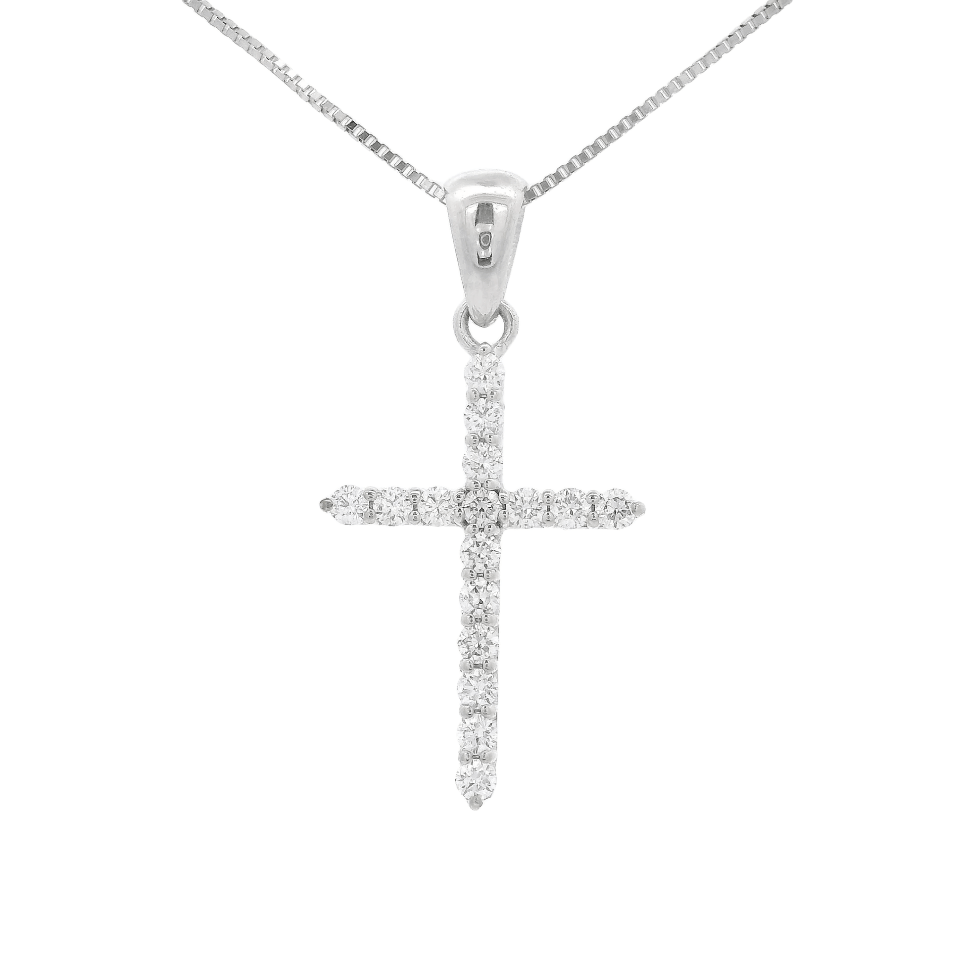 Diamond Cross Pendant - Forever Rox