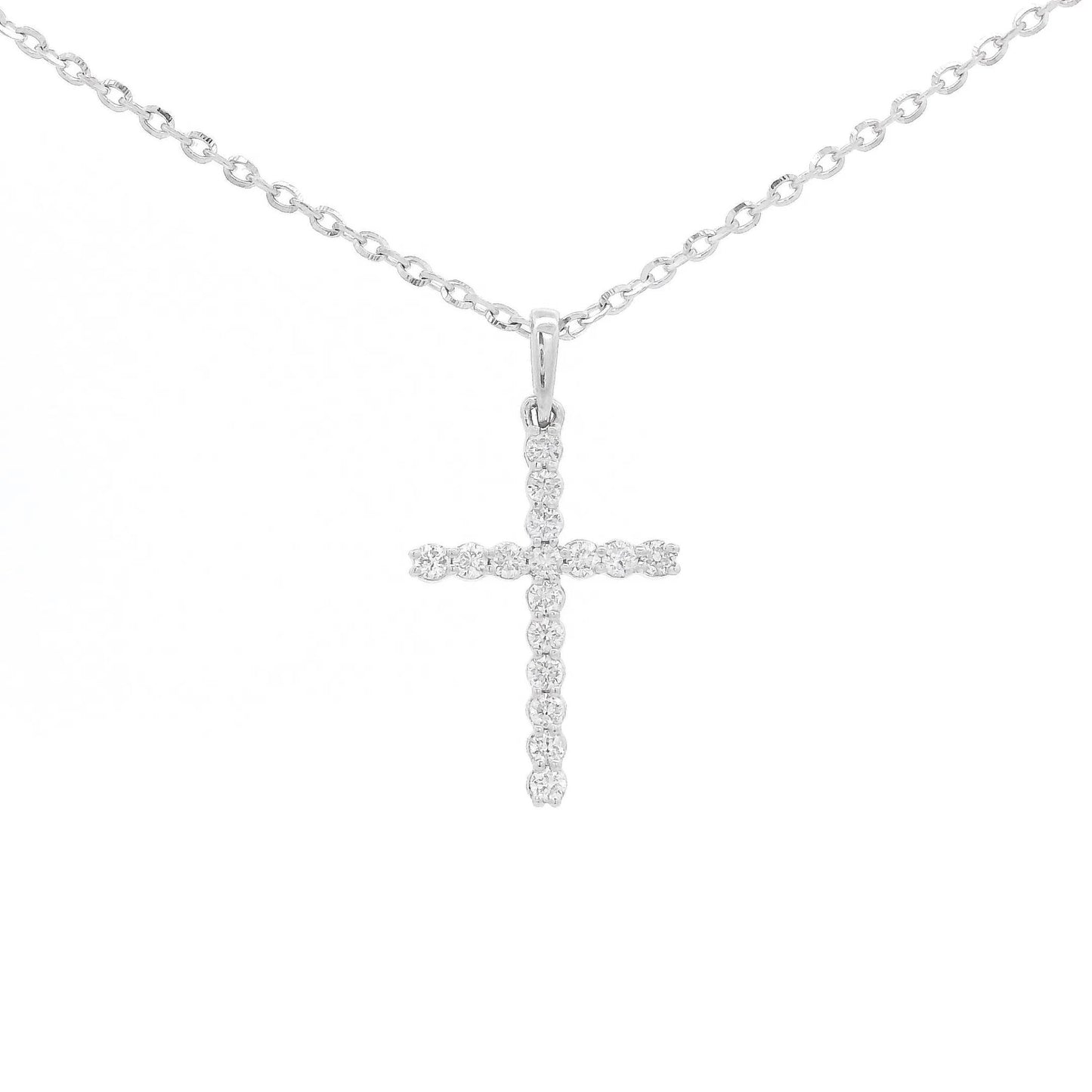 Diamond Cross Pendant - Forever Rox