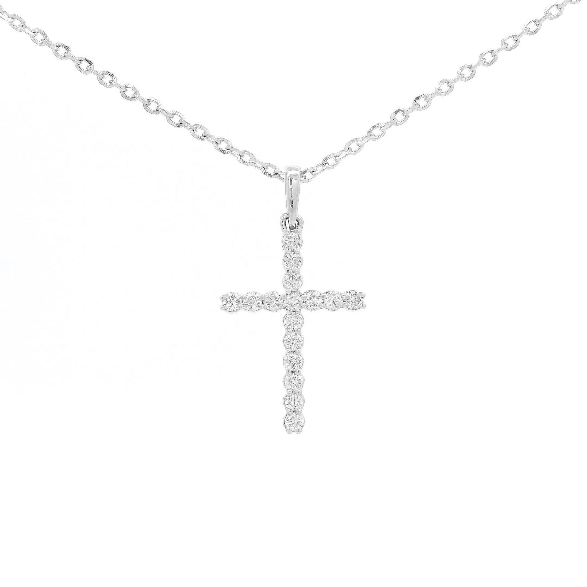 Diamond Cross Pendant - Forever Rox