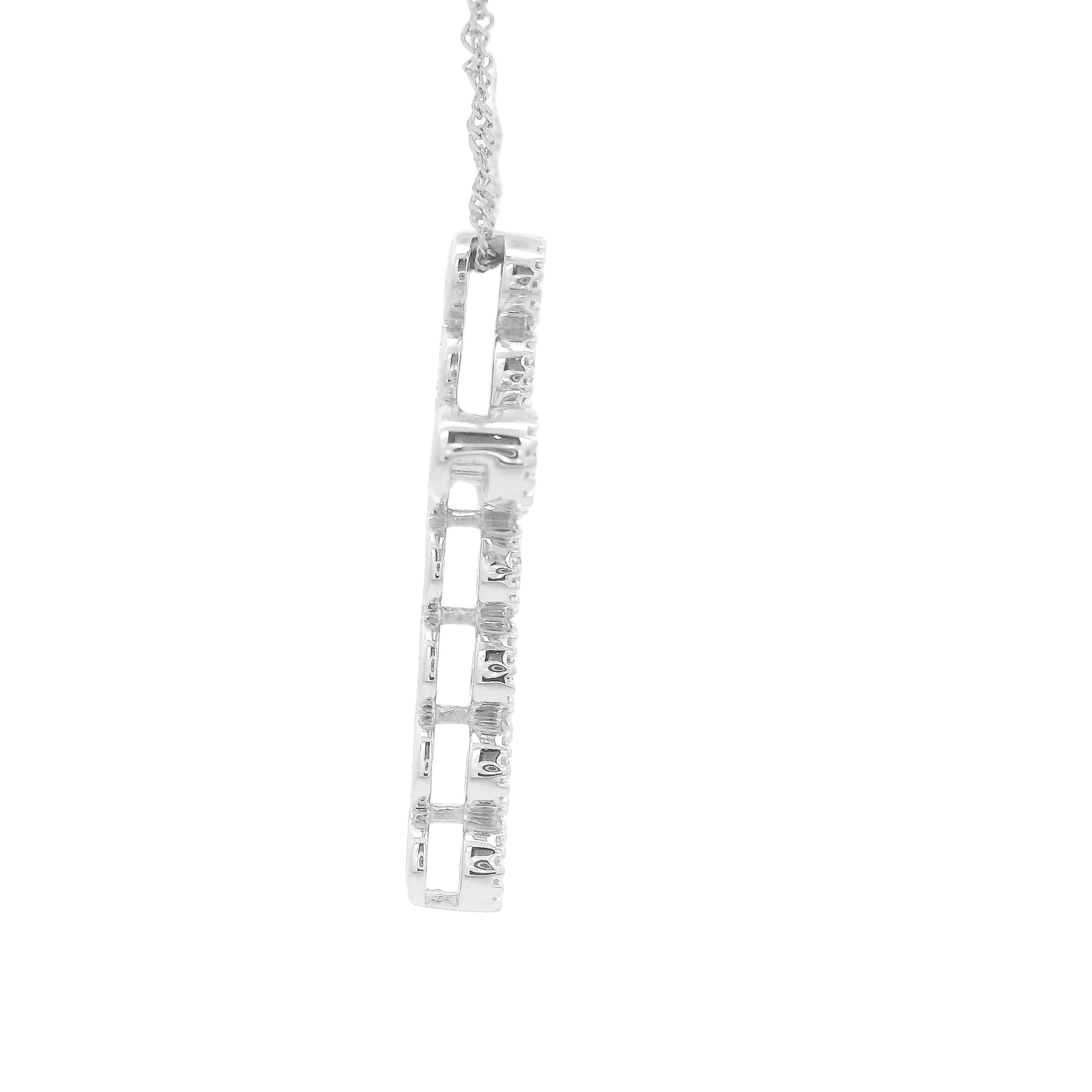 Diamond Cross With Milgrain Bezels - Forever Rox