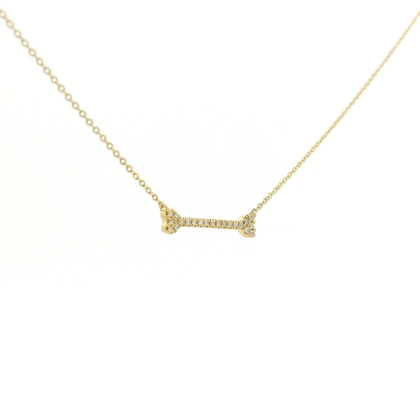 Diamond Dog Bone Pendants - Forever Rox Fine Jewelry