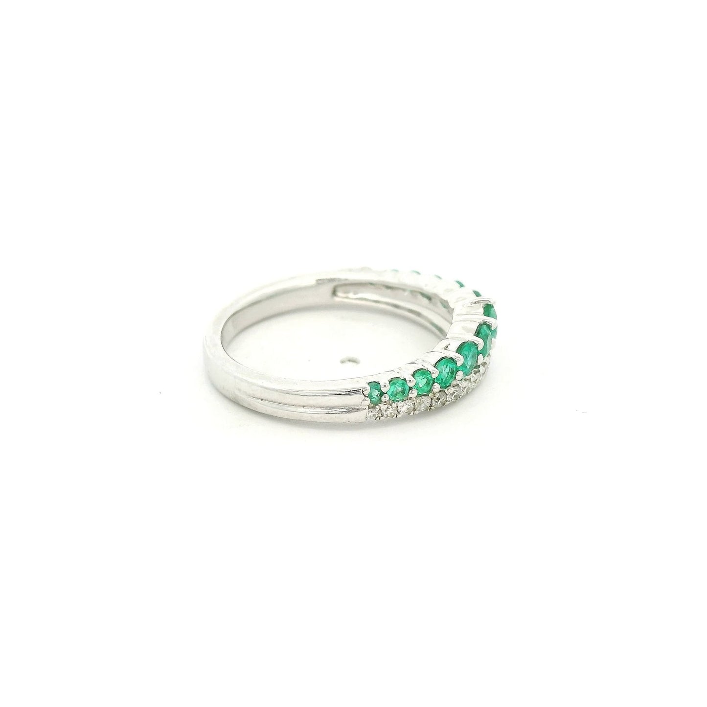 Diamond & Emerald Band - Forever Rox Fine Jewelry