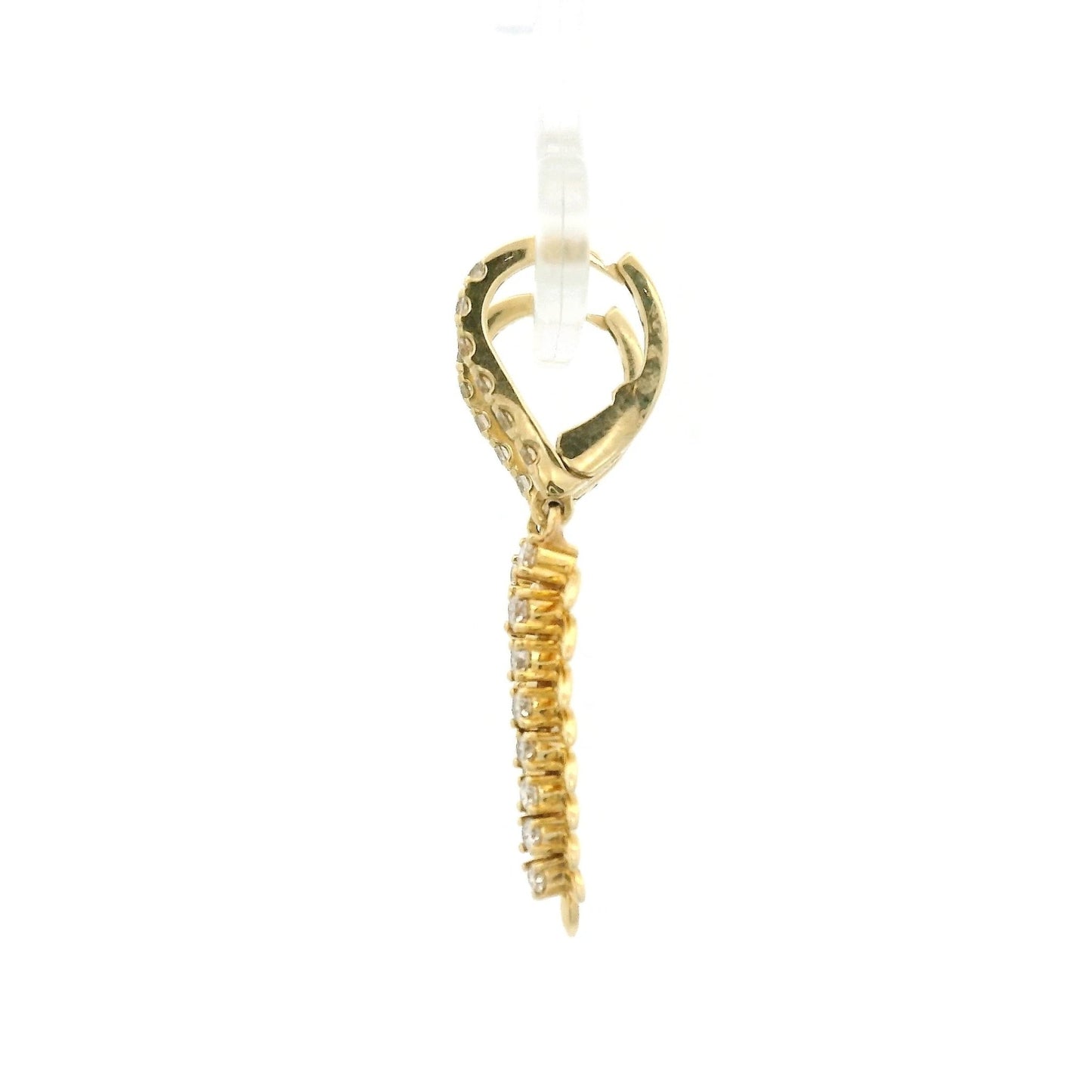 Diamond Feather Dangles - Forever Rox