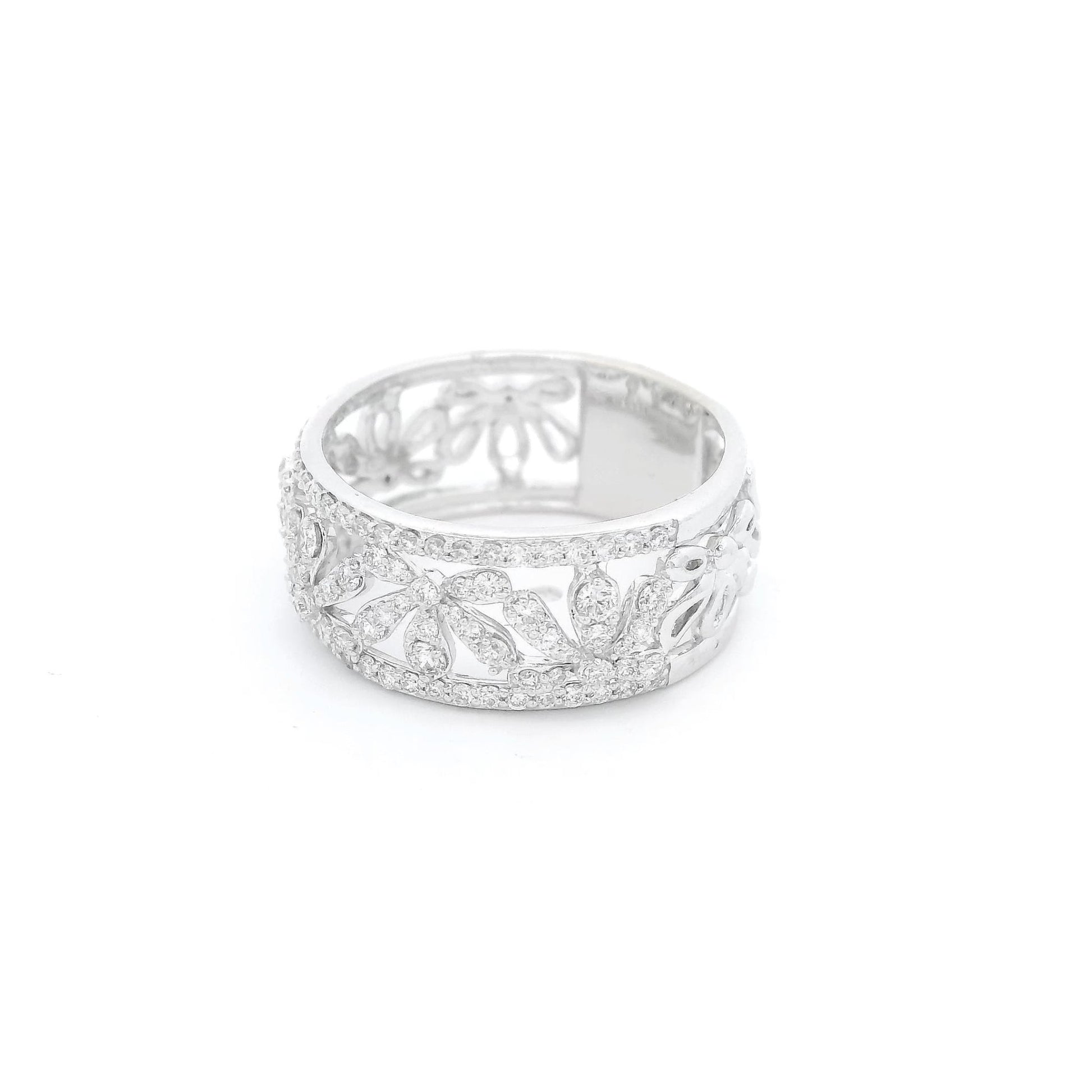 Diamond Flower Design Ring - Forever Rox
