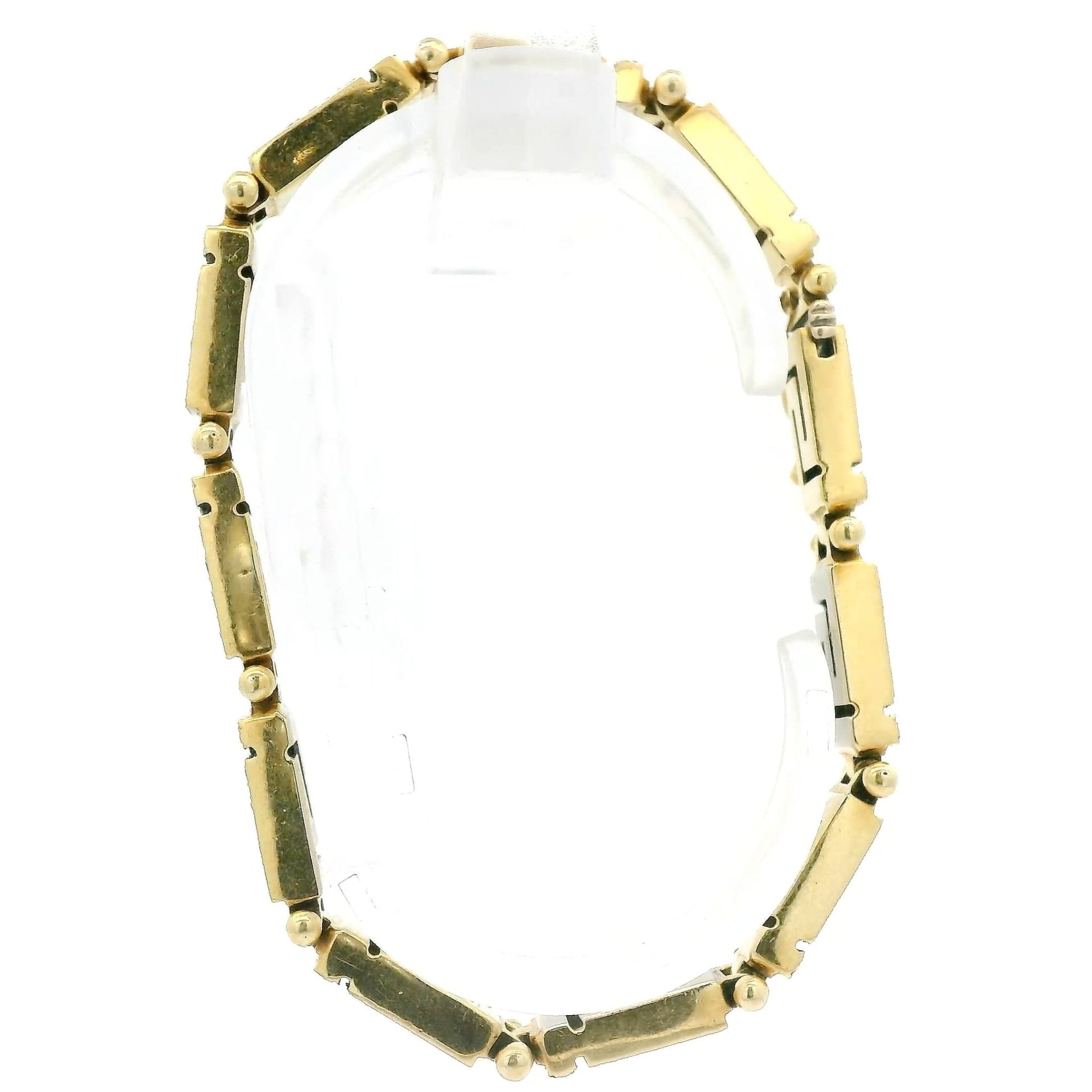 Diamond Greek Key Design Bracelet (Reversible) - Forever Rox