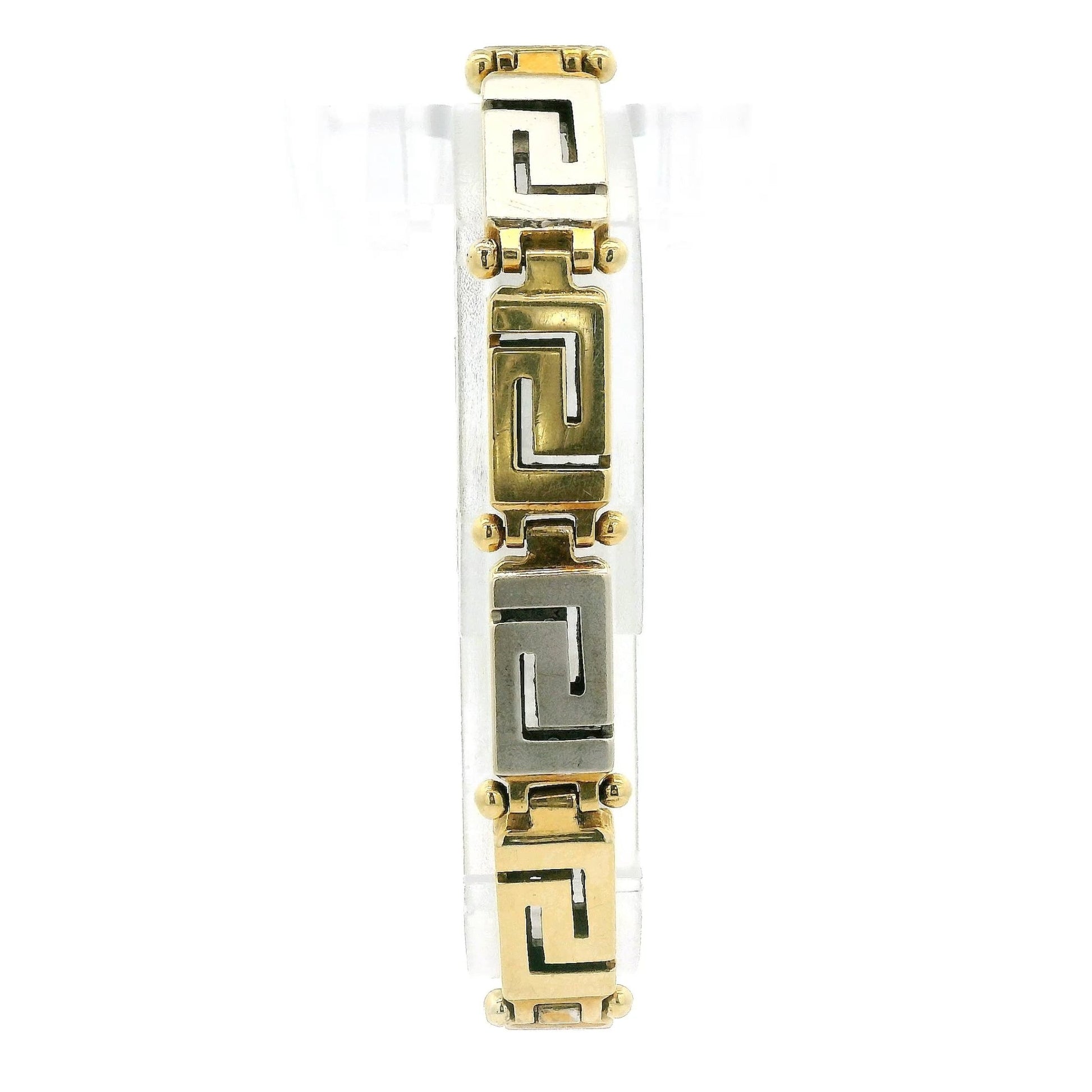 Diamond Greek Key Design Bracelet (Reversible) - Forever Rox