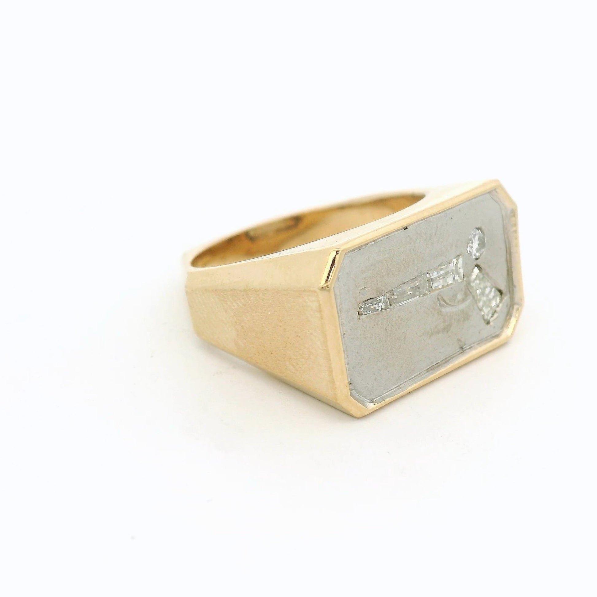 Diamond Gun Mens Ring - Forever Rox