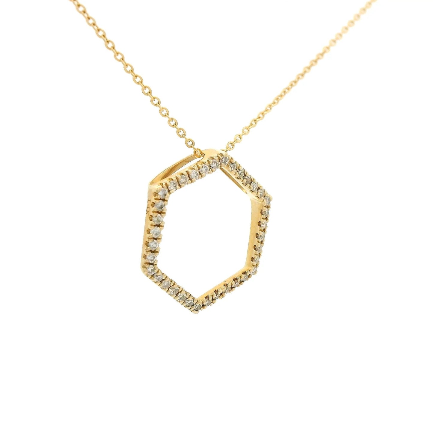 Diamond Hexagon Pendant - Forever Rox