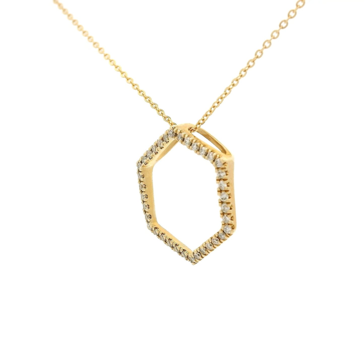 Diamond Hexagon Pendant - Forever Rox