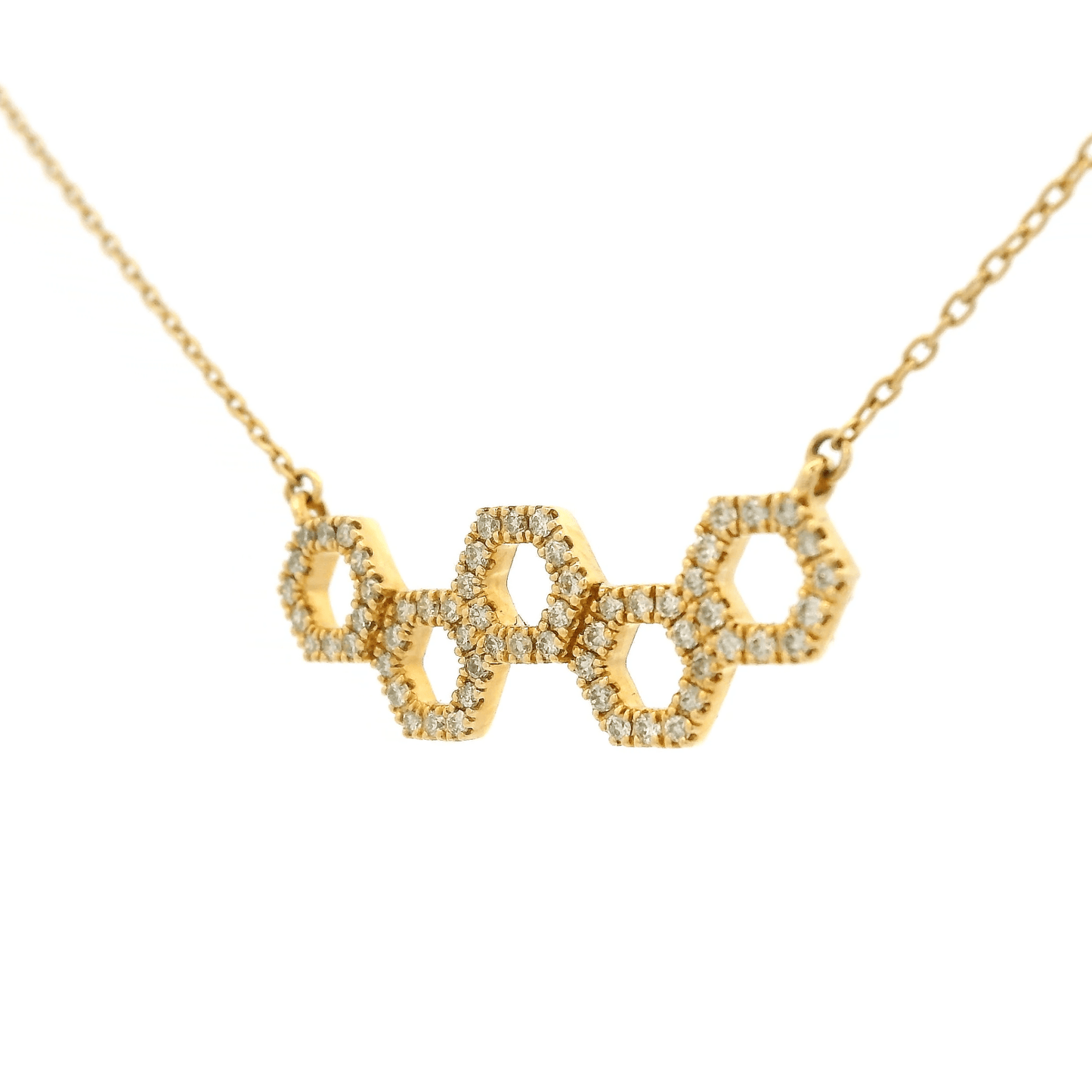 Diamond Honeycomb Design Pendant - Forever Rox