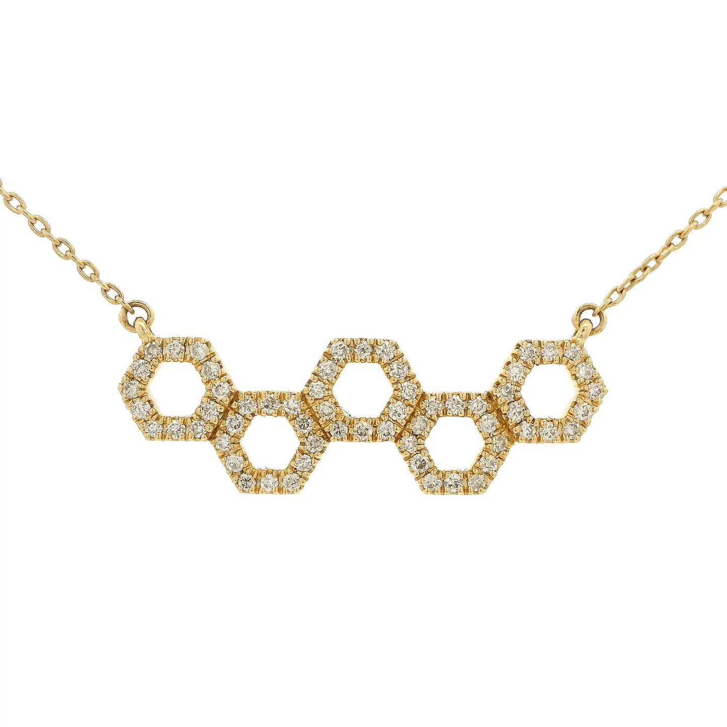 Diamond Honeycomb Design Pendant - Forever Rox