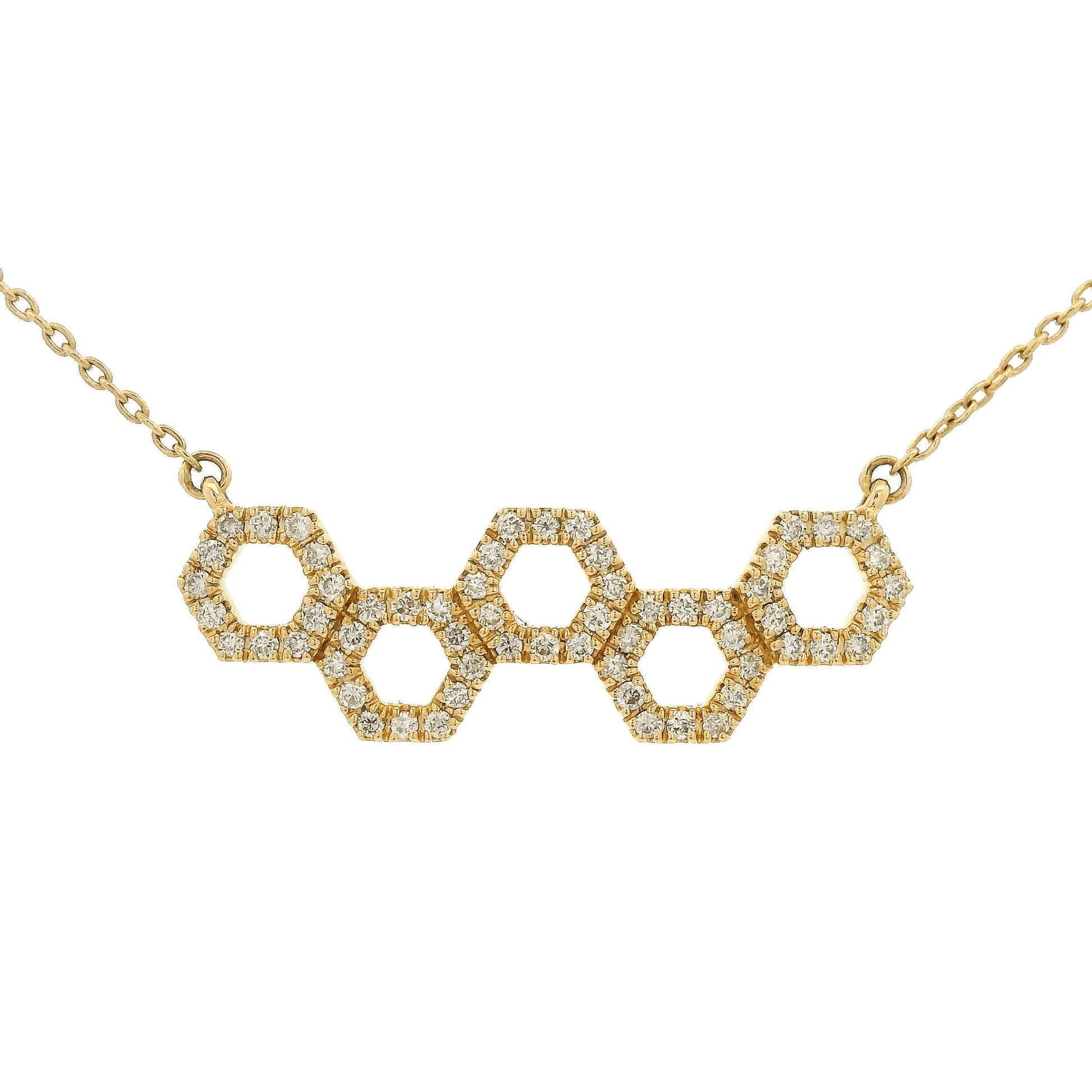 Diamond Honeycomb Design Pendant - Forever Rox