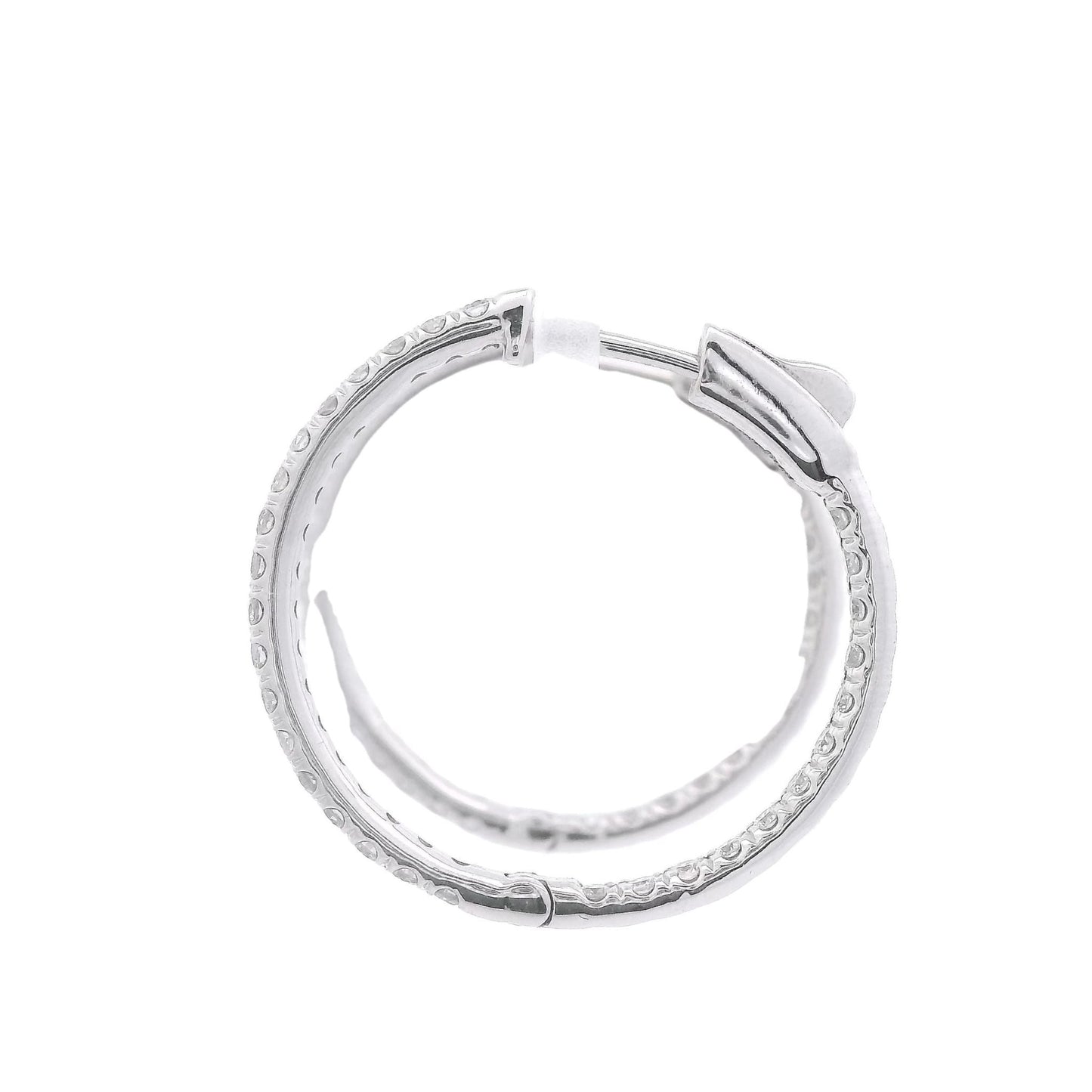 Diamond Innie Outie Hoops - Forever Rox