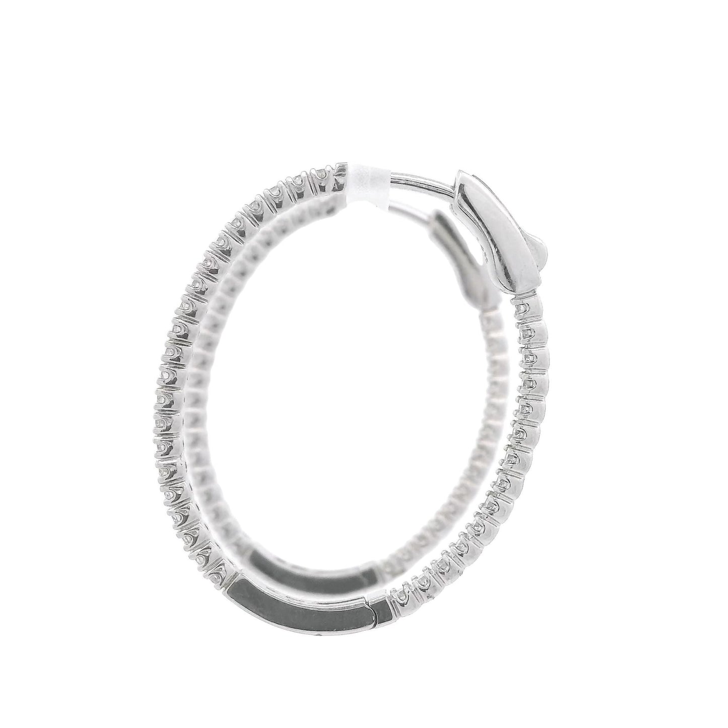 Diamond Innie Outie Hoops - Forever Rox
