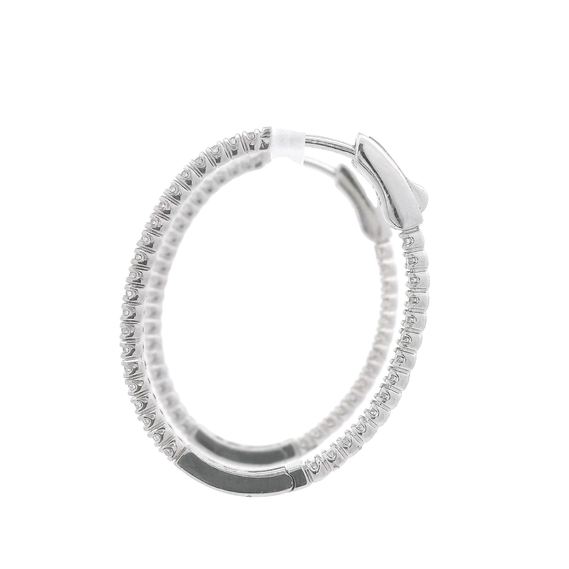 Diamond Innie Outie Hoops - Forever Rox