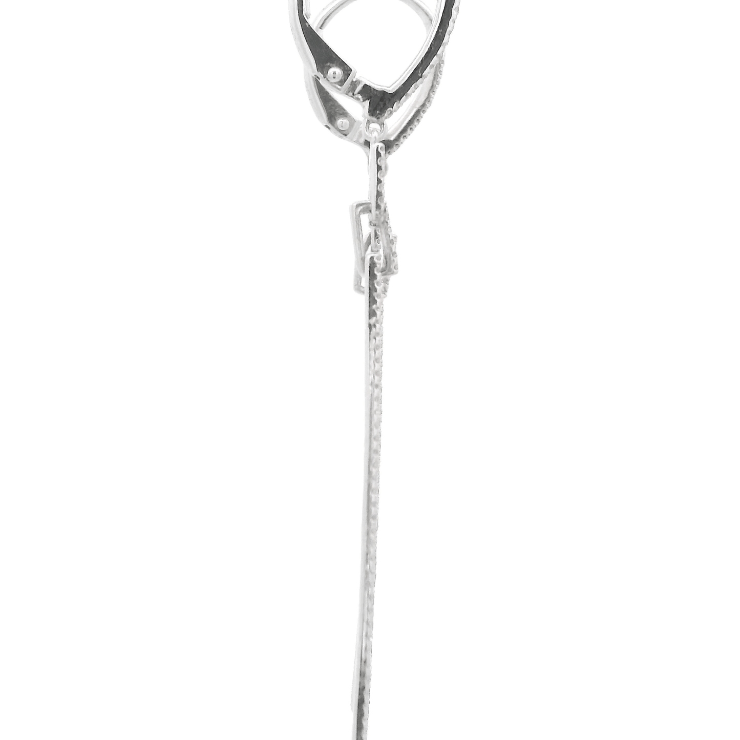 Diamond Ladder Design Dangle Earrings - Forever Rox