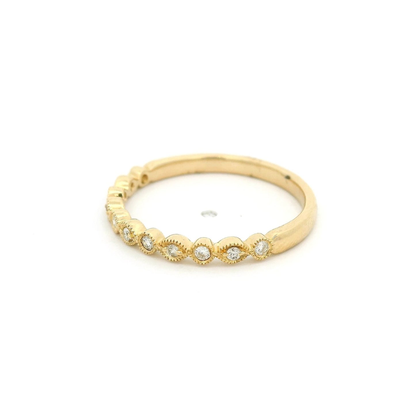 Diamond Milgrain Bezel Band - Forever Rox