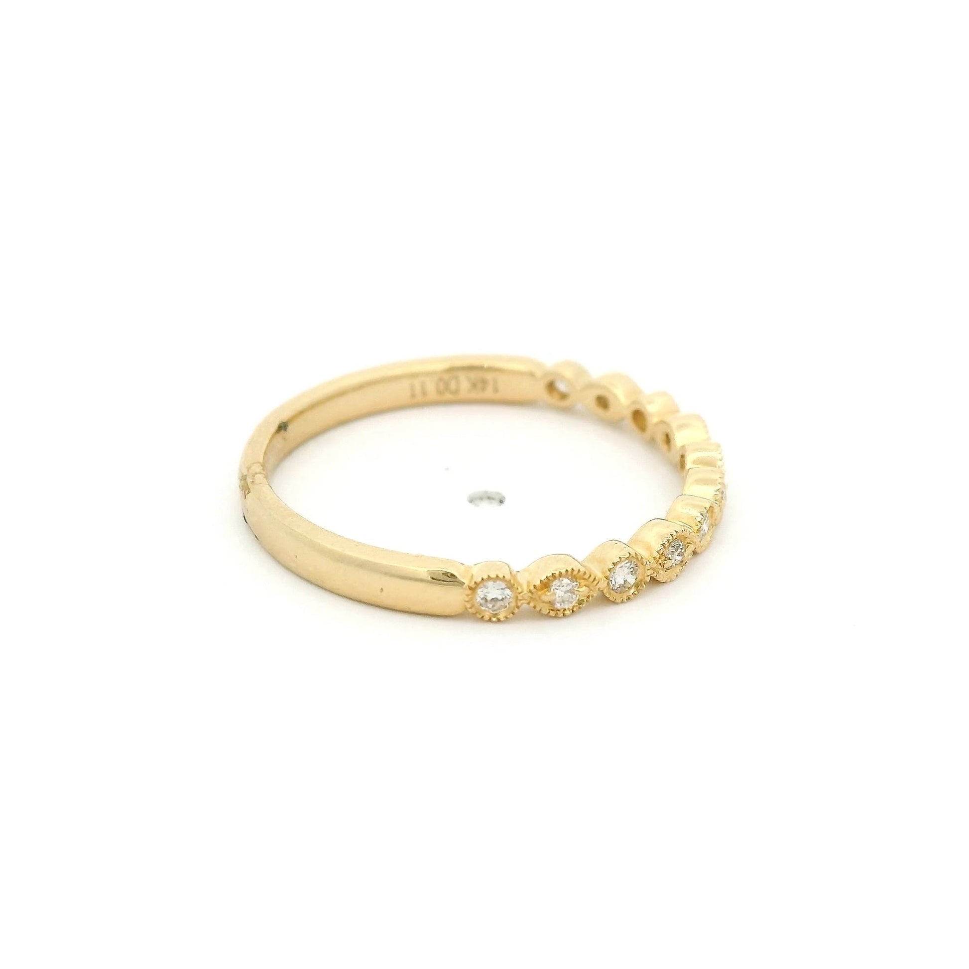 Diamond Milgrain Bezel Band - Forever Rox