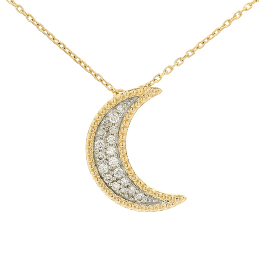 Diamond Moon Pendant - Forever Rox