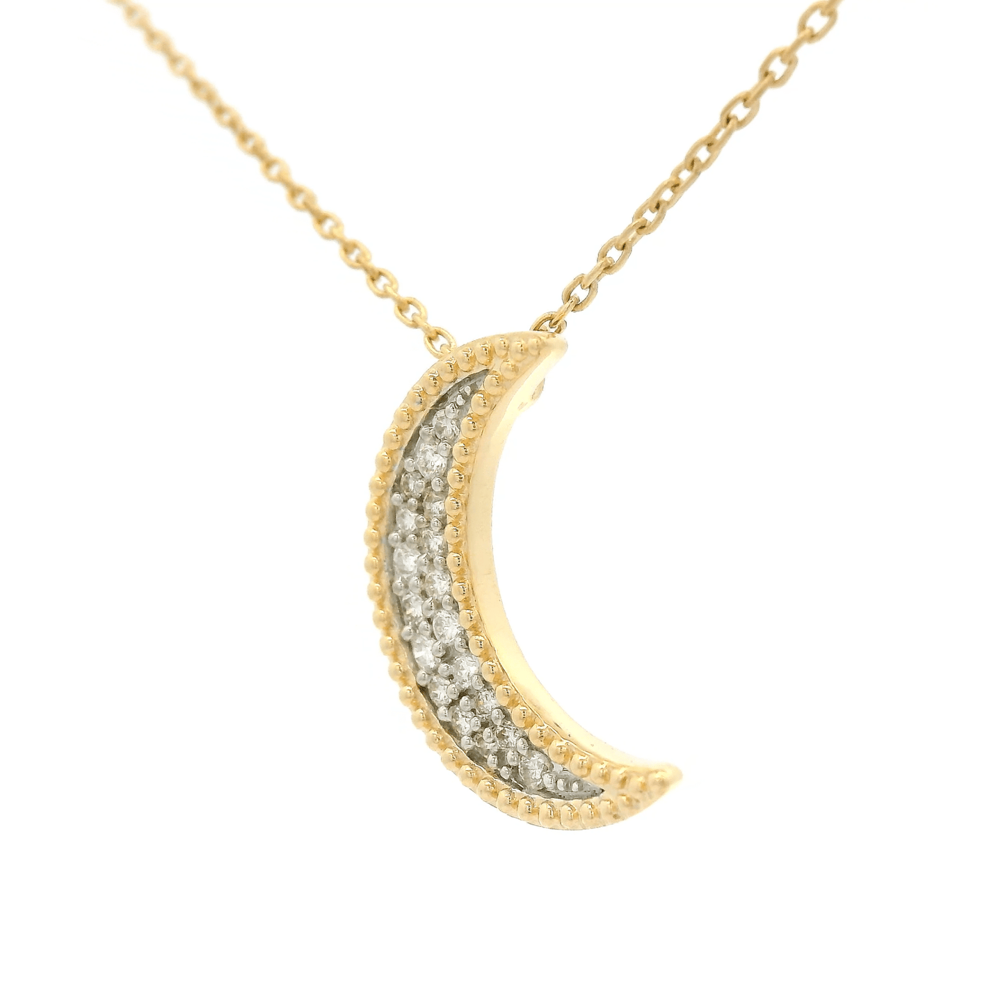 Diamond Moon Pendant - Forever Rox