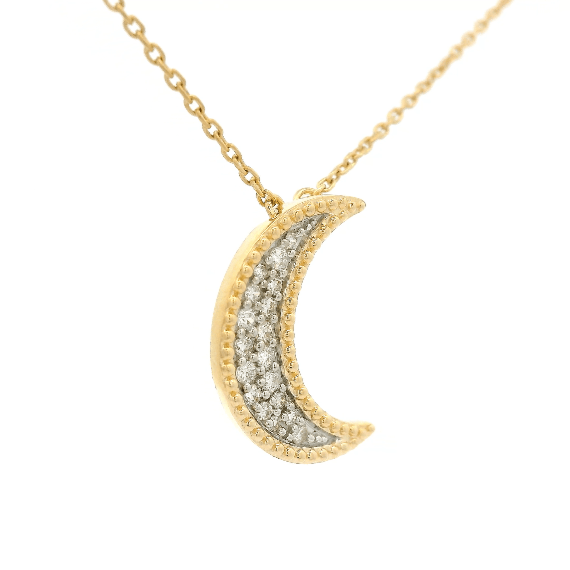 Diamond Moon Pendant - Forever Rox