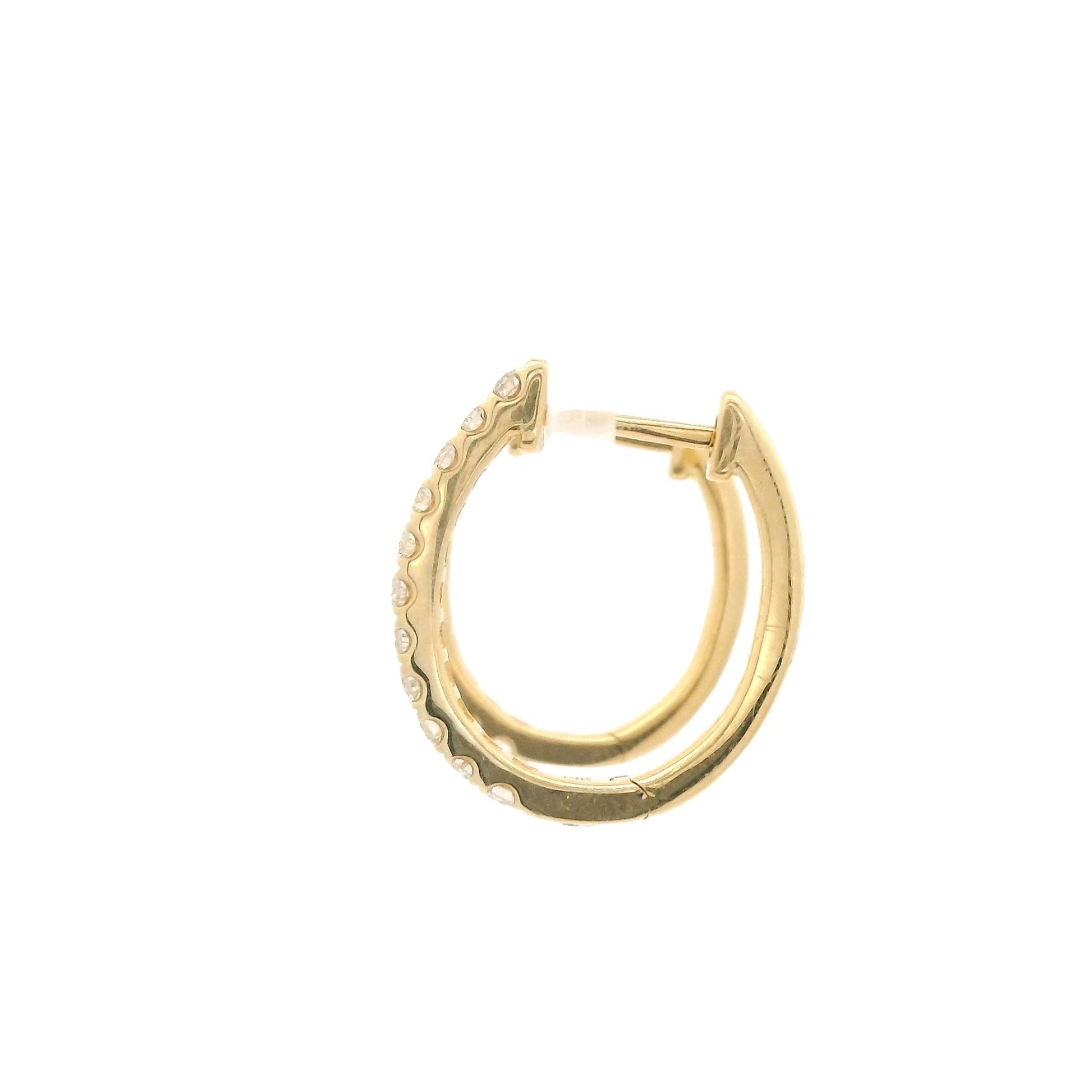 Diamond Oval Hoops - Forever Rox